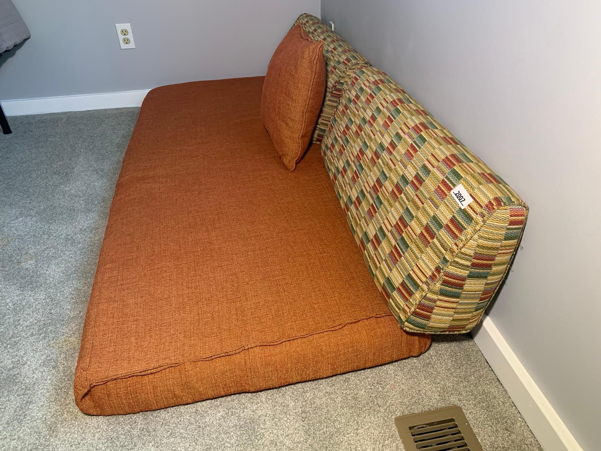 Danish Modern Cushion with Wedge Pillows