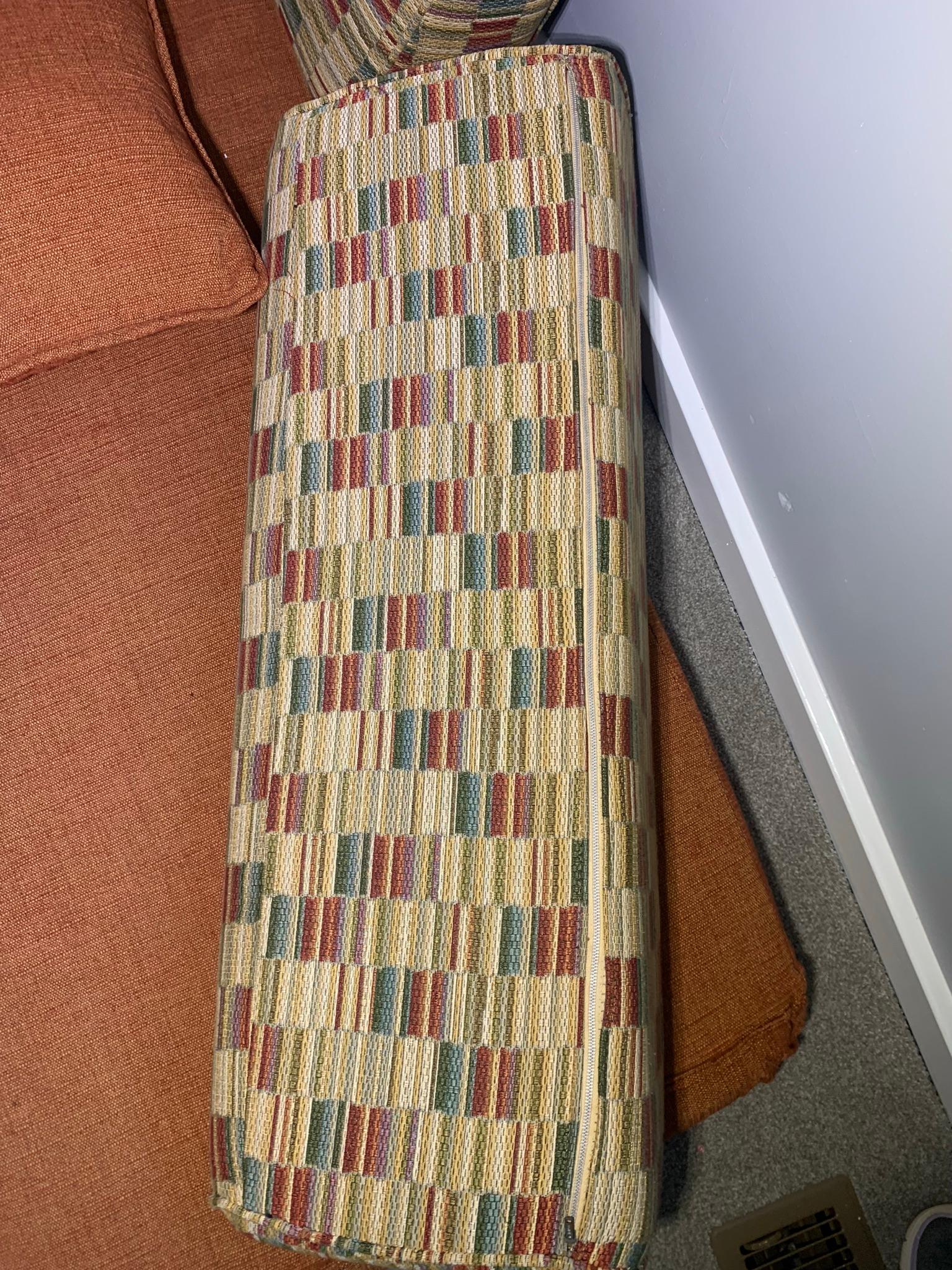 Danish Modern Cushion with Wedge Pillows