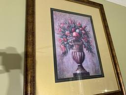 Decorative plate, stand and framed print