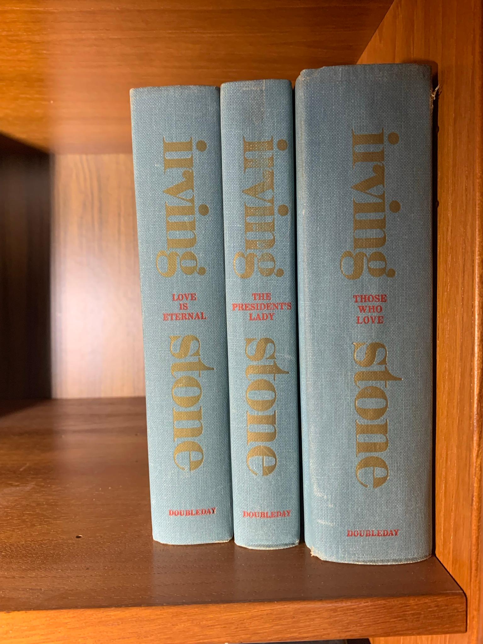 Mid Century Modern  Danish Style Book Shelf with Contents.