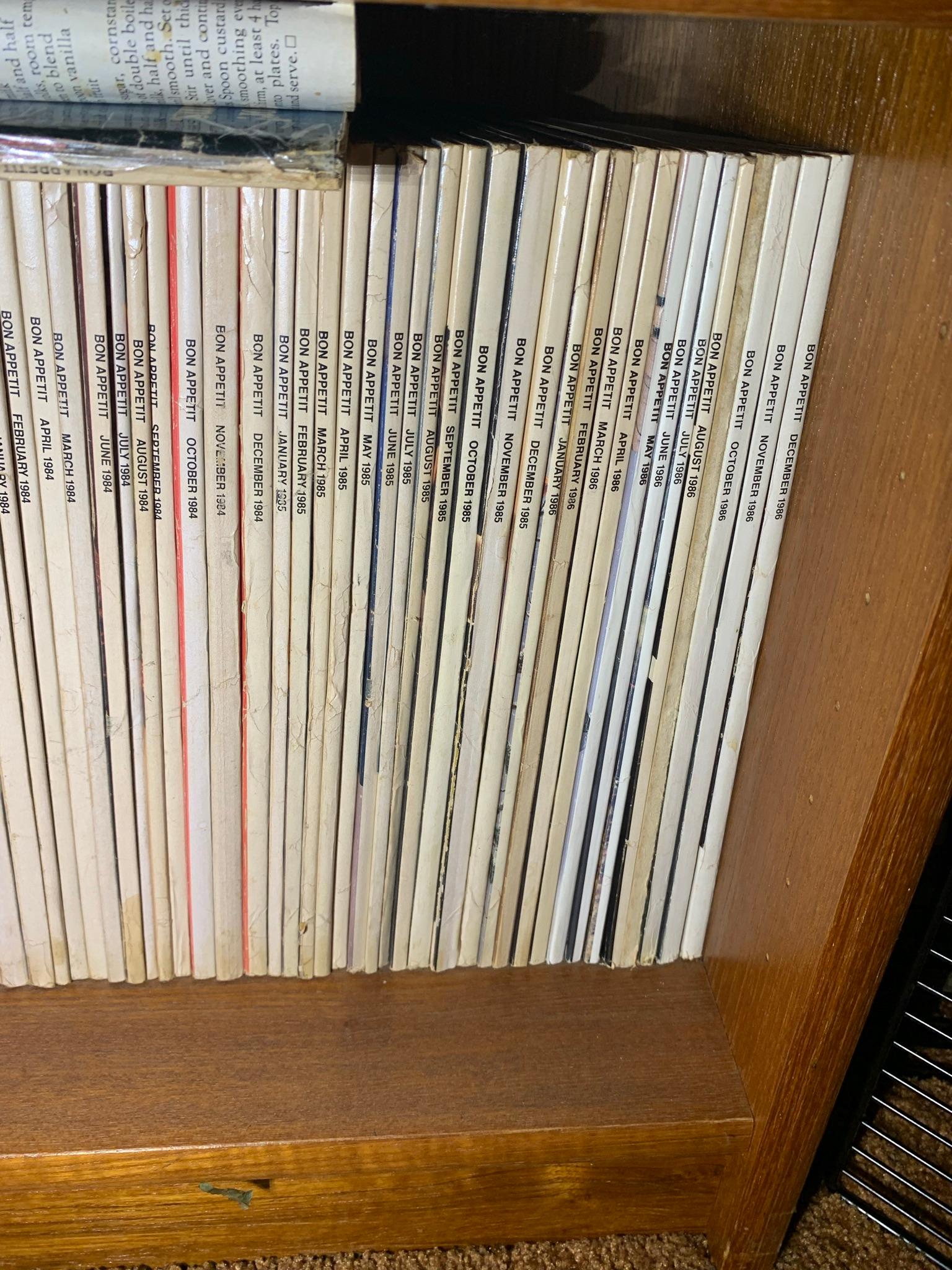 Mid Century Modern  Danish Style Book Shelf with Contents.