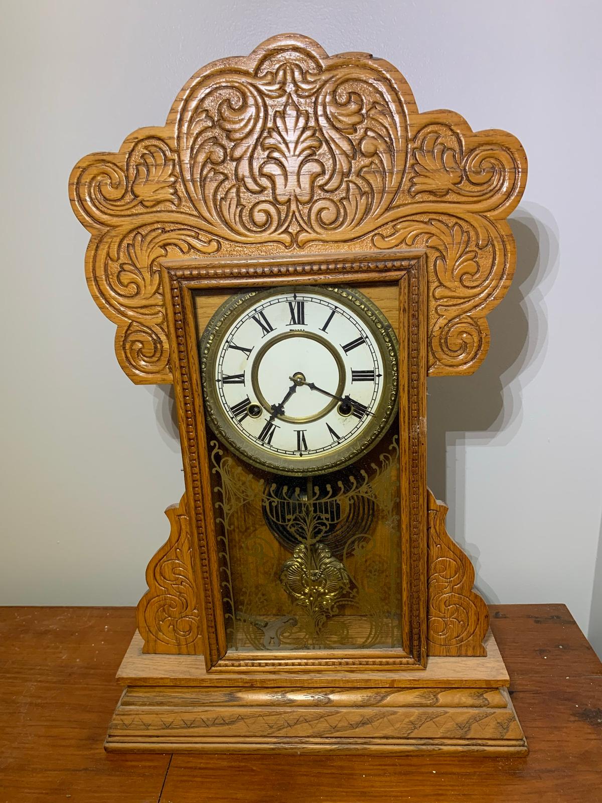 Gingerbread Mantel Clock