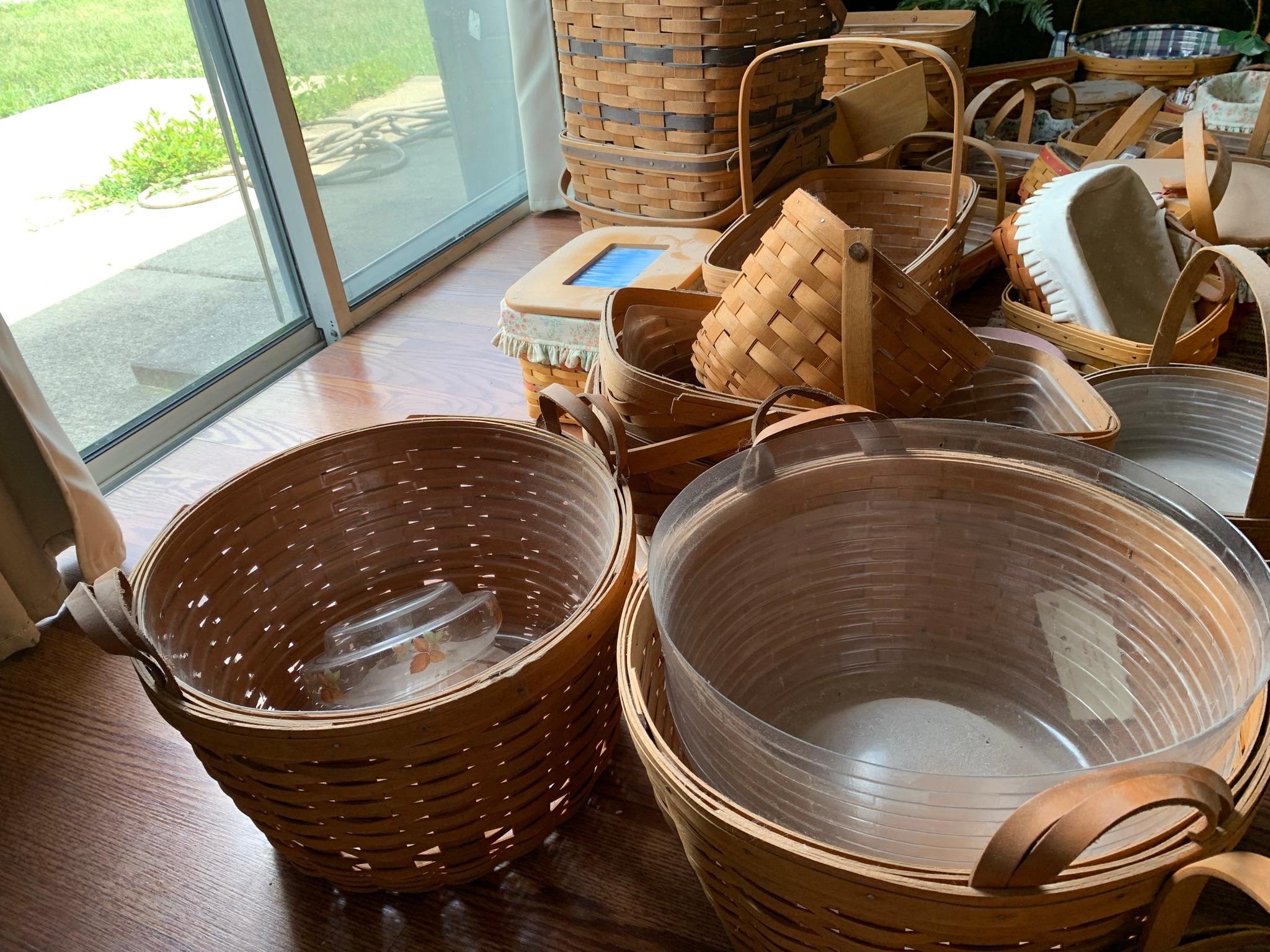 Huge Group of Longaberger Baskets