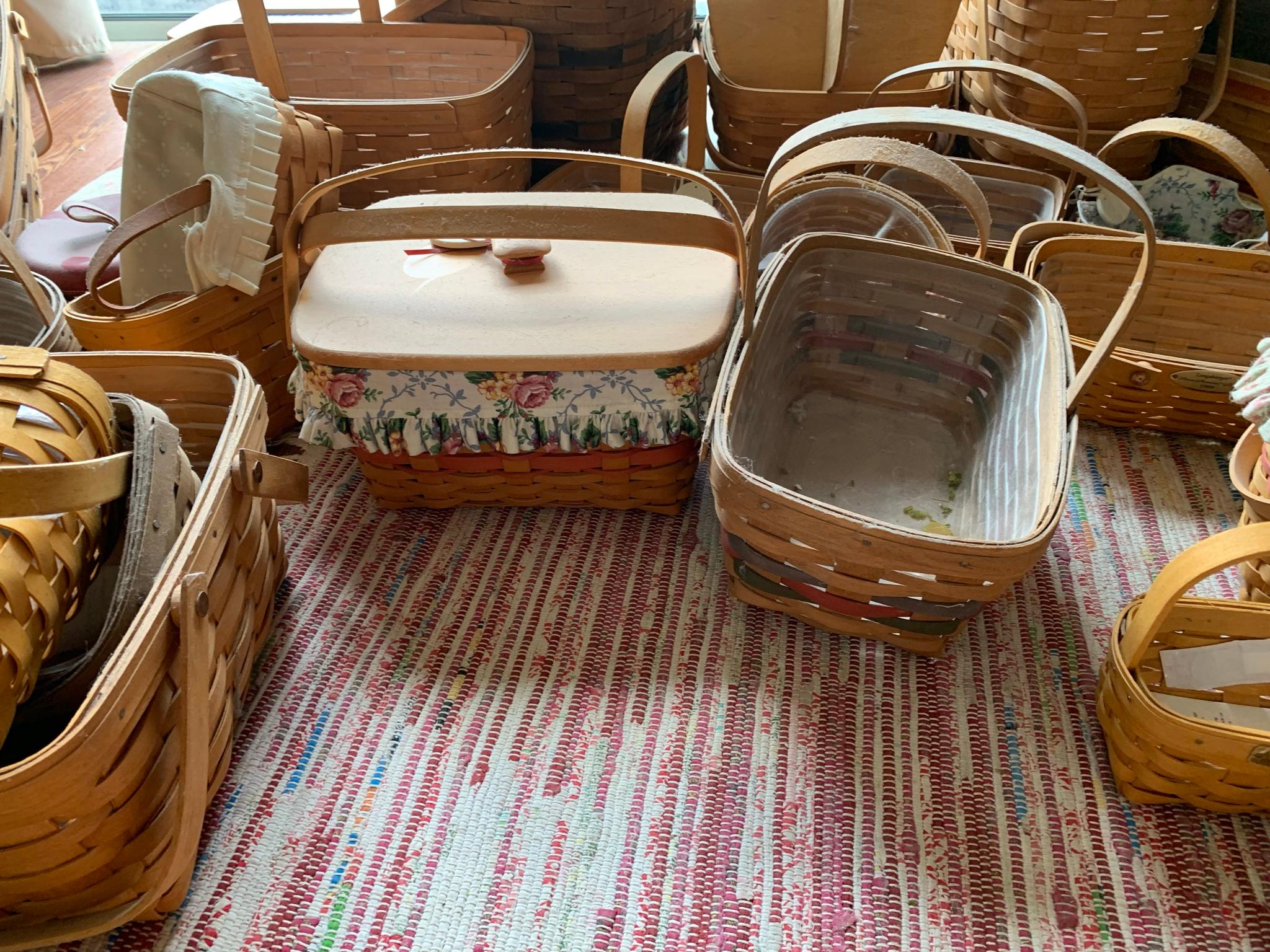 Huge Group of Longaberger Baskets