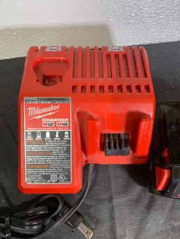 Milwaukee M12 & M18 Charger with 2 M18 Lithium Batteries