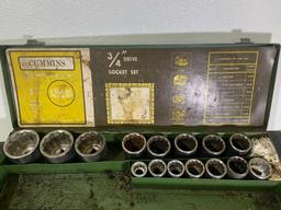 Cummins 3/4 Drive Socket Set