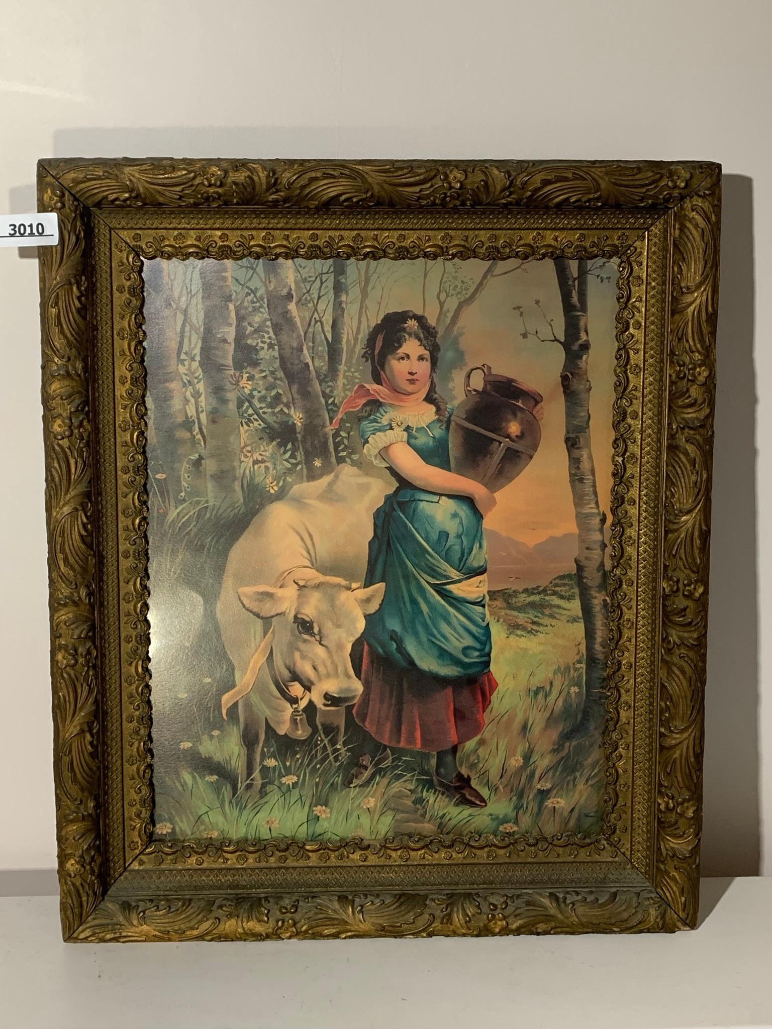 Antique Print in Frame