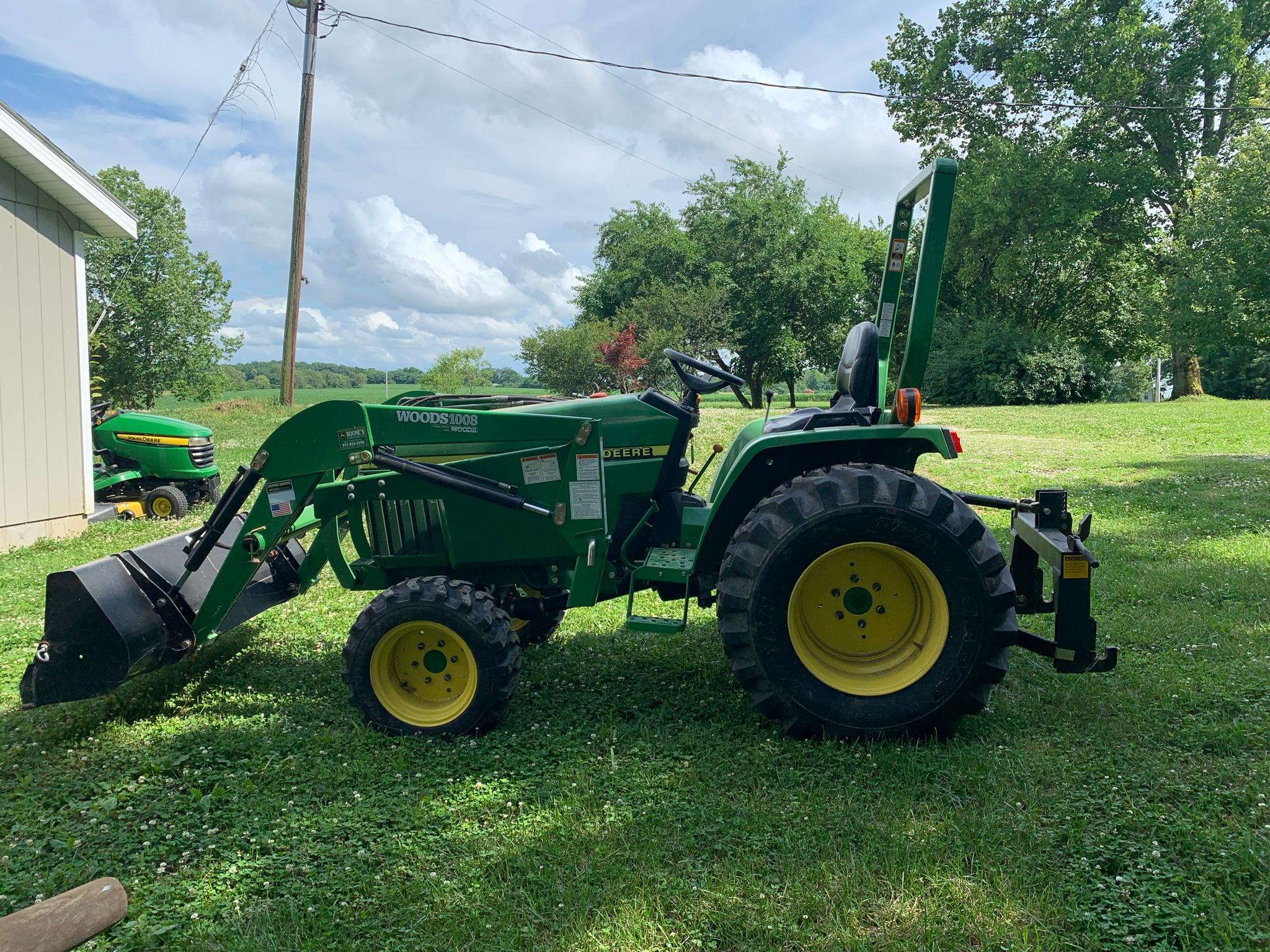 John Deere Model 790 Tractor w/191 Hours Front End Loader Quick Connect