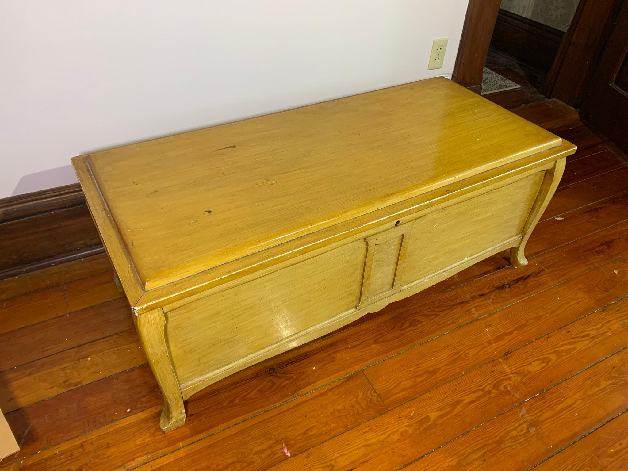 Vintage Cedar blanket Chest