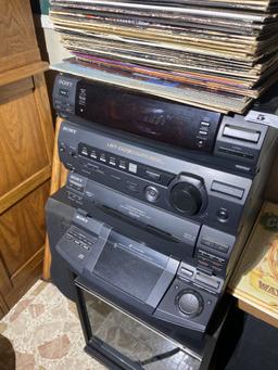 Records and stereo lot