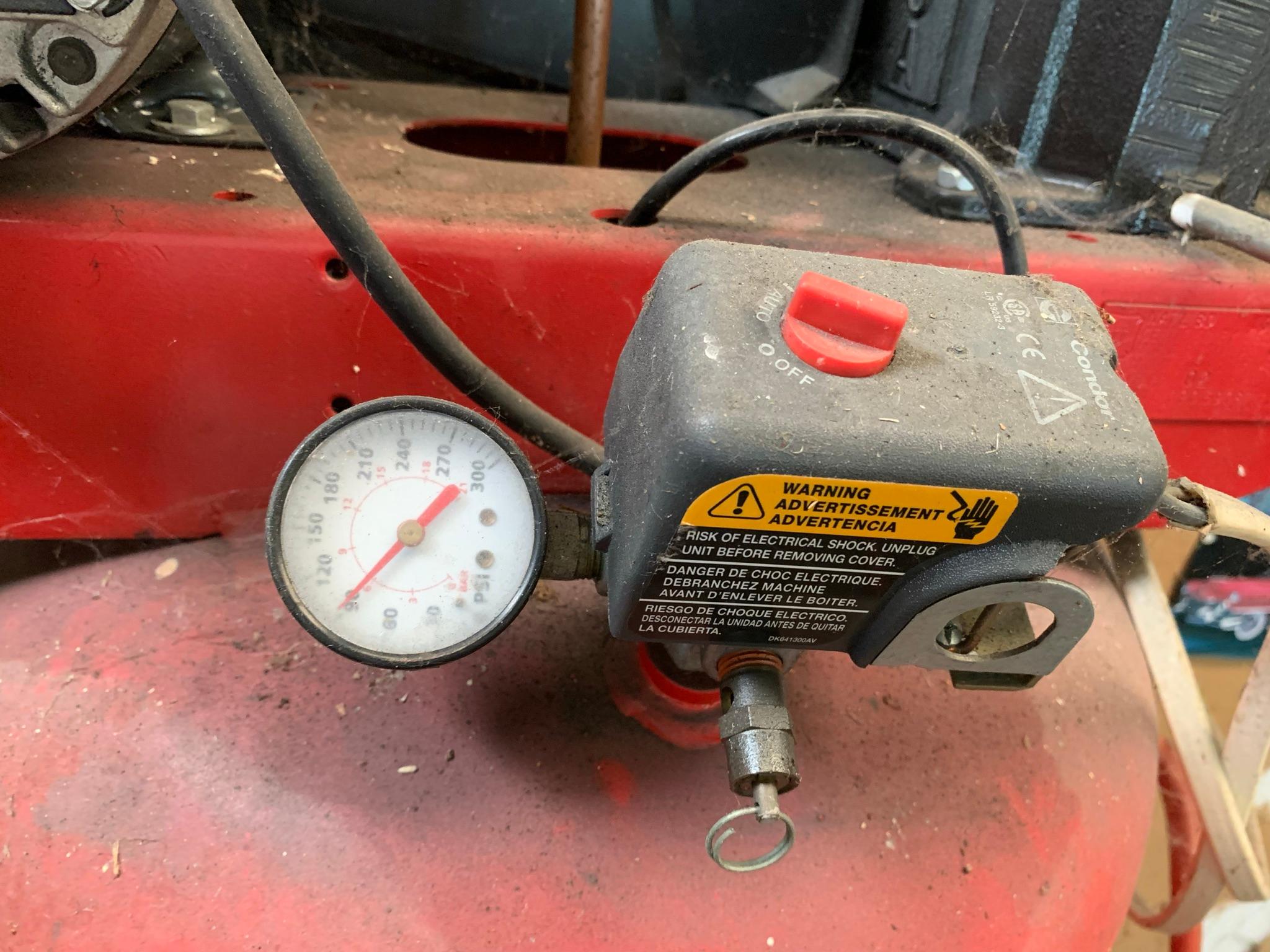 Husky 60 Gallon Air Compressor. 7HP.  In Working Order.