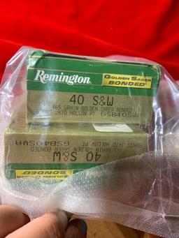 4 Boxes of Remington Golden Saber Bonded 40 S&W 165 Grain Ammunition