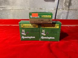 3 Boxes of Remington Golden Saber Bonded 40 S&W 180 Grain Ammunition