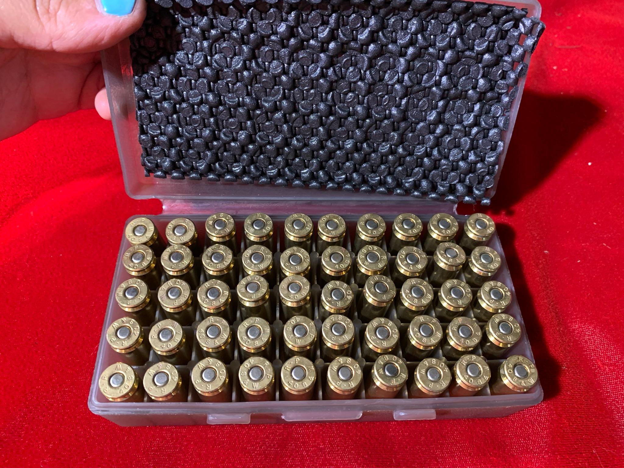 6 Boxes .40 Caliber S&W 170 Grain Ammunition