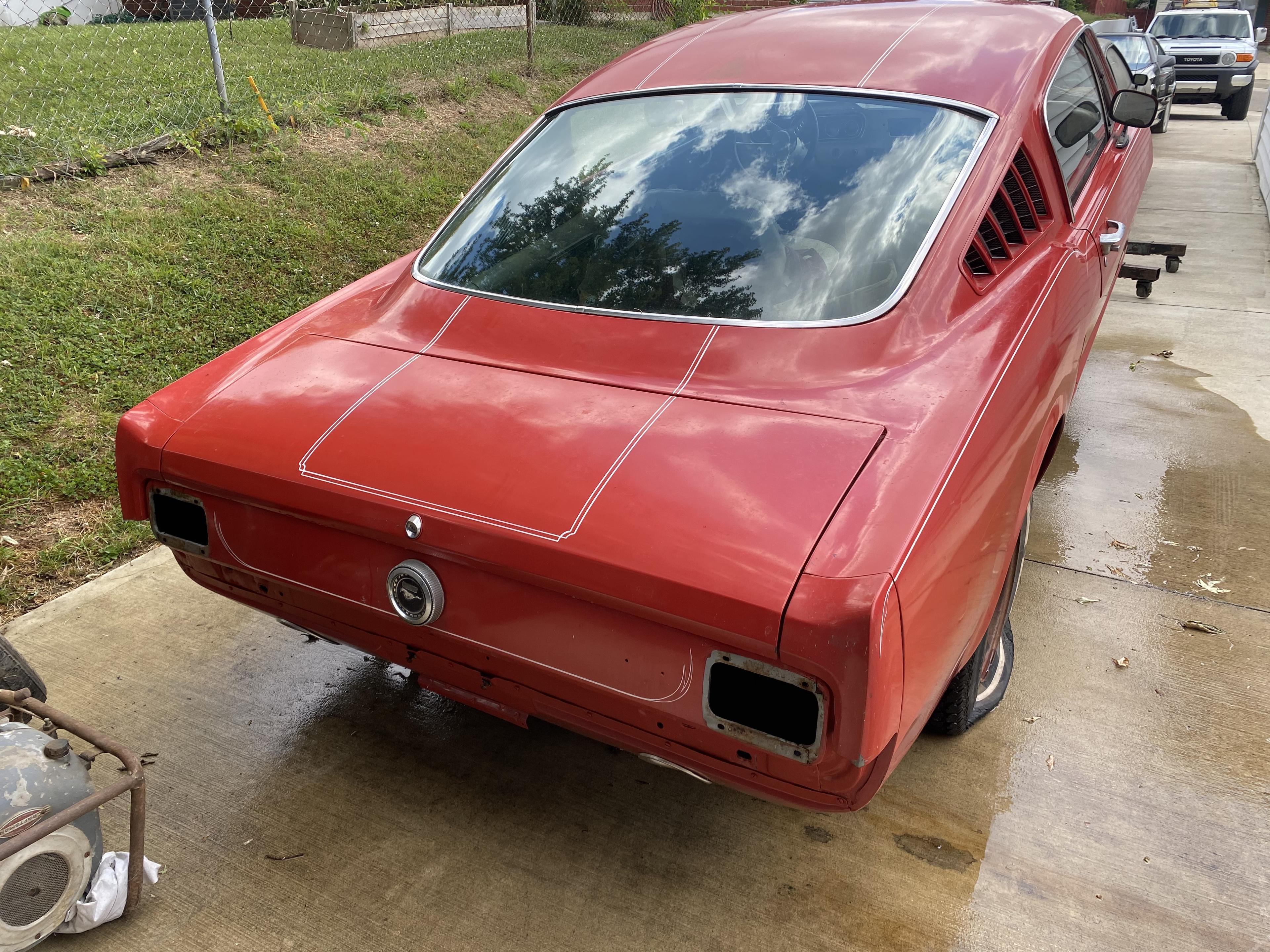 1965 Ford Mustang Fastback Project Car