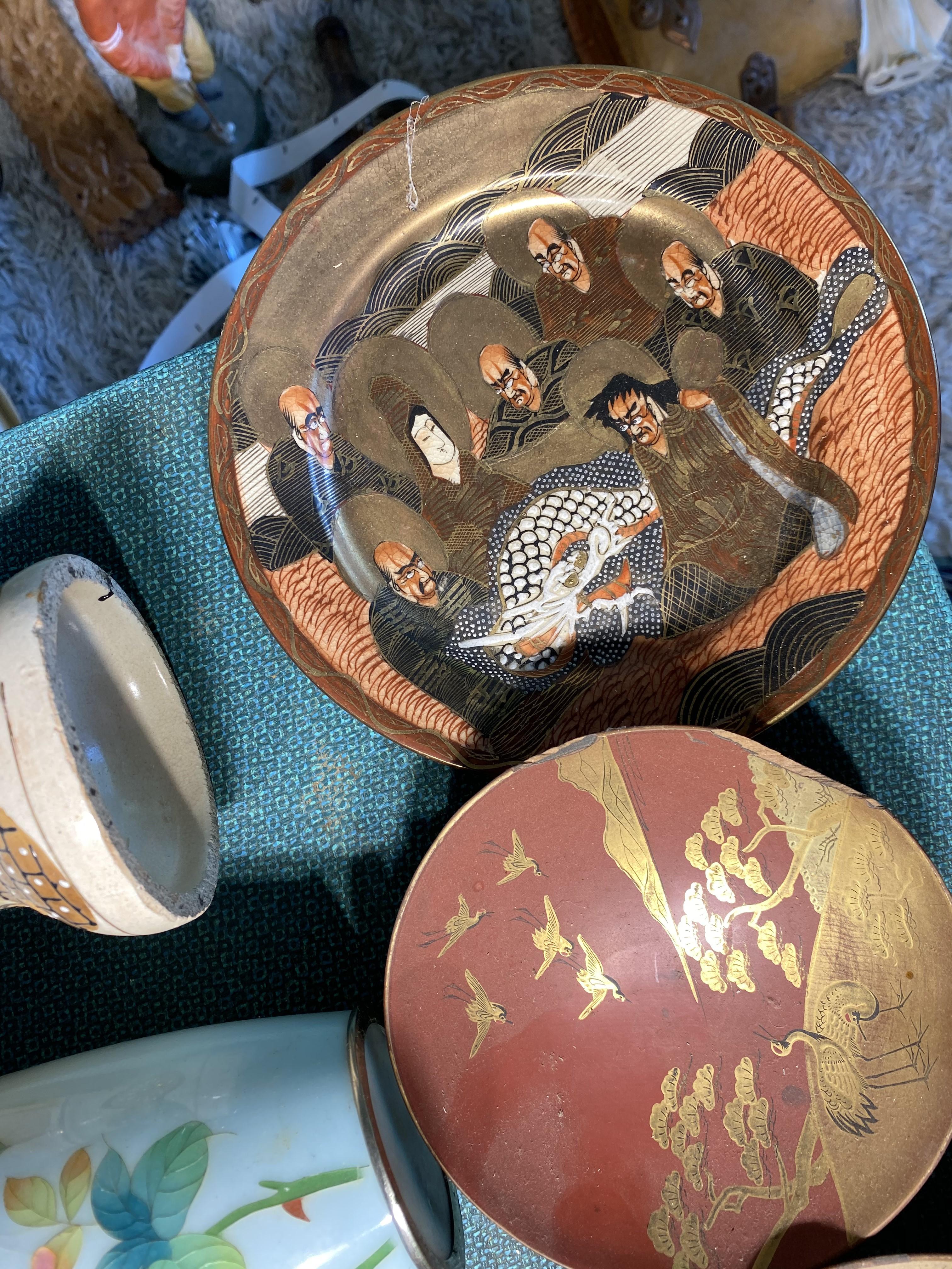 Group lot of Vintage Japanese and Chinese items