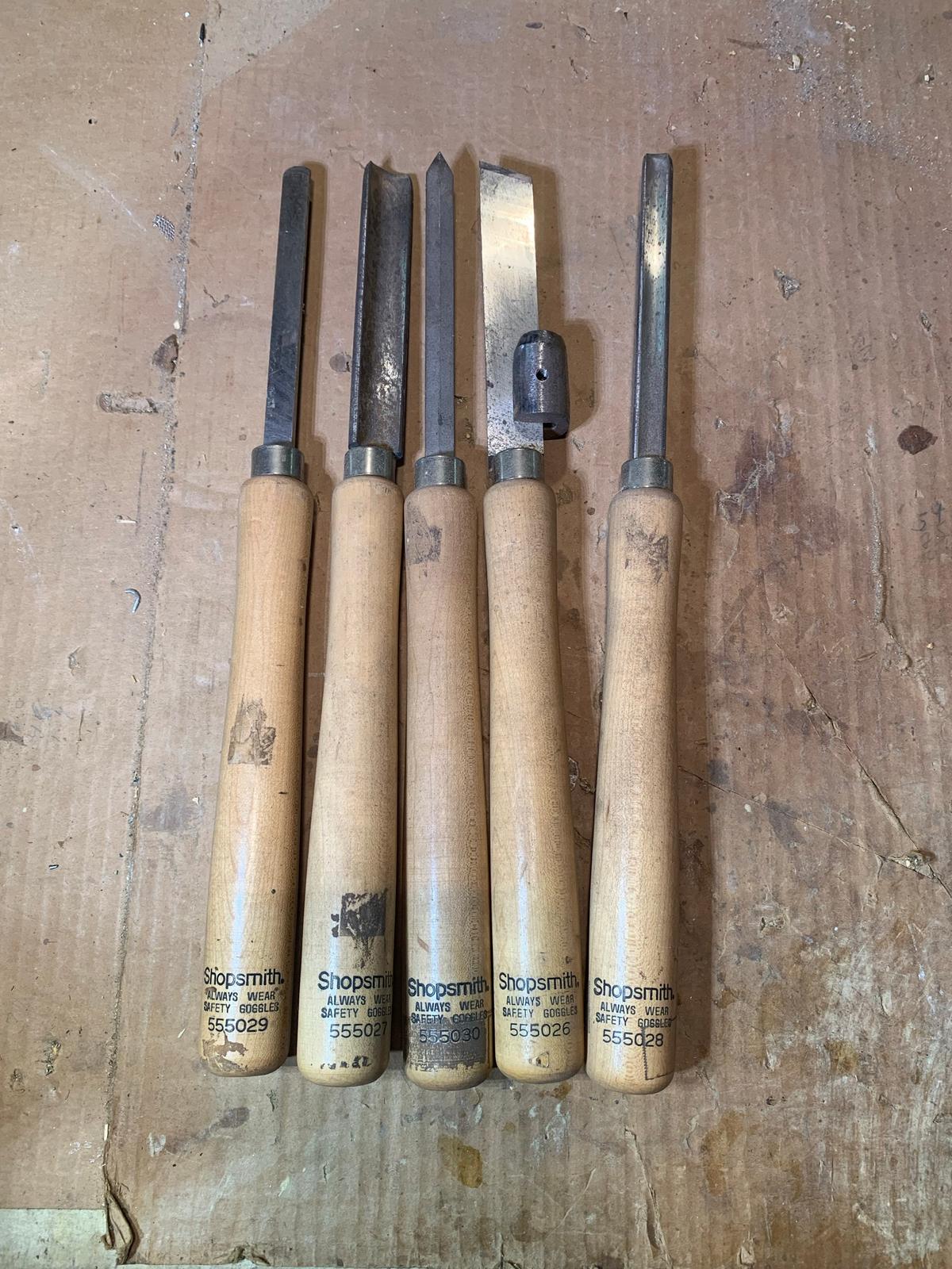 Shopsmith Wood Turning Lathe Tools