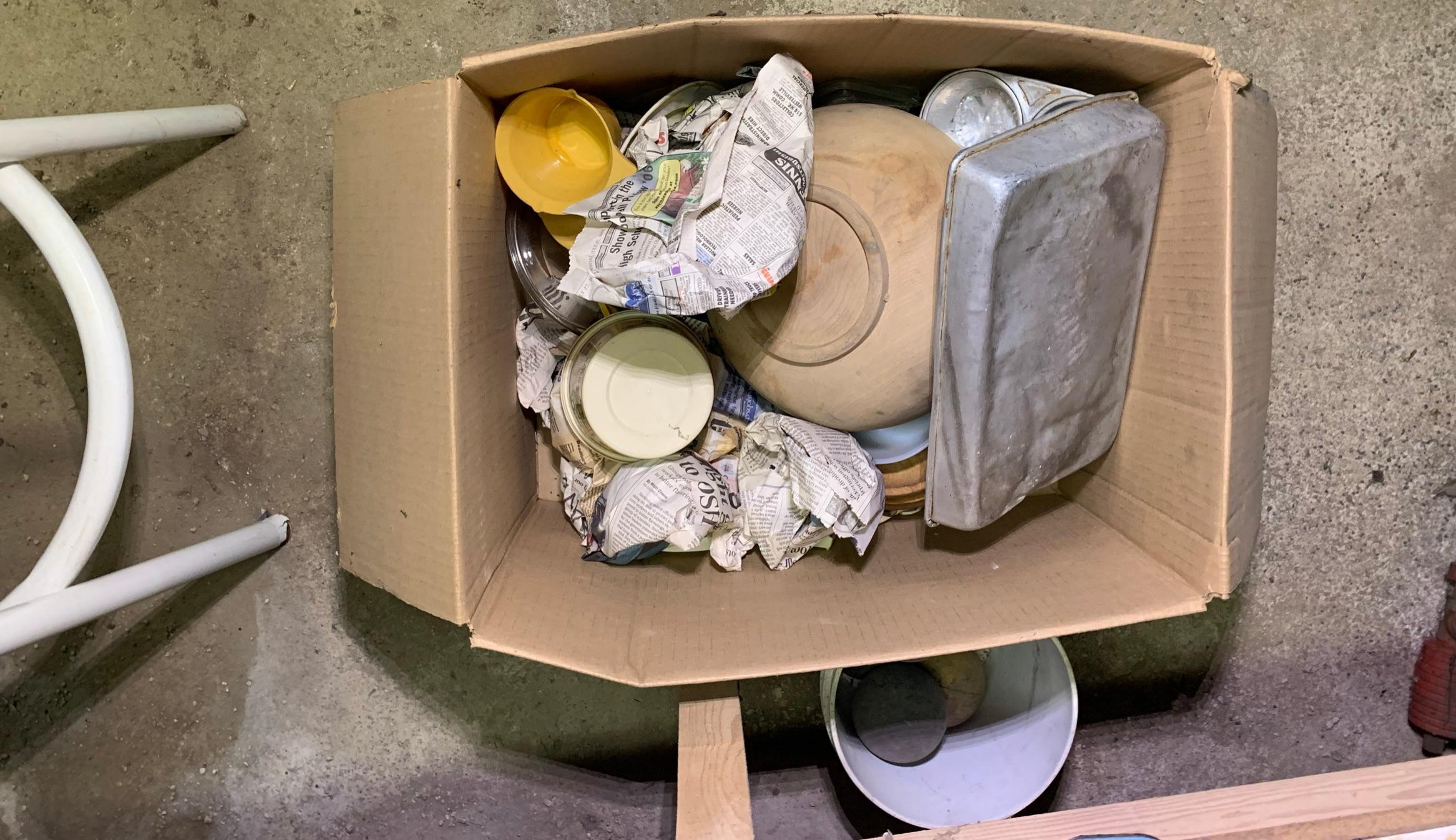 Basement Shelf Cleanout - Cast Iron, McCoy Cookie Jar , Stool, Ceramic &  More