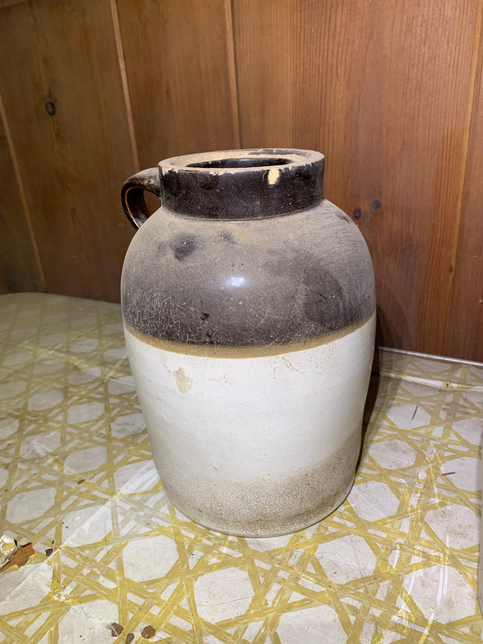 2 Stoneware Jugs