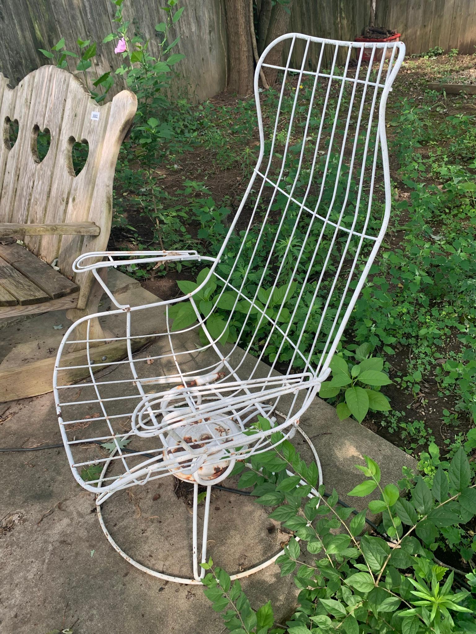 Home Crest Style Wire Chair