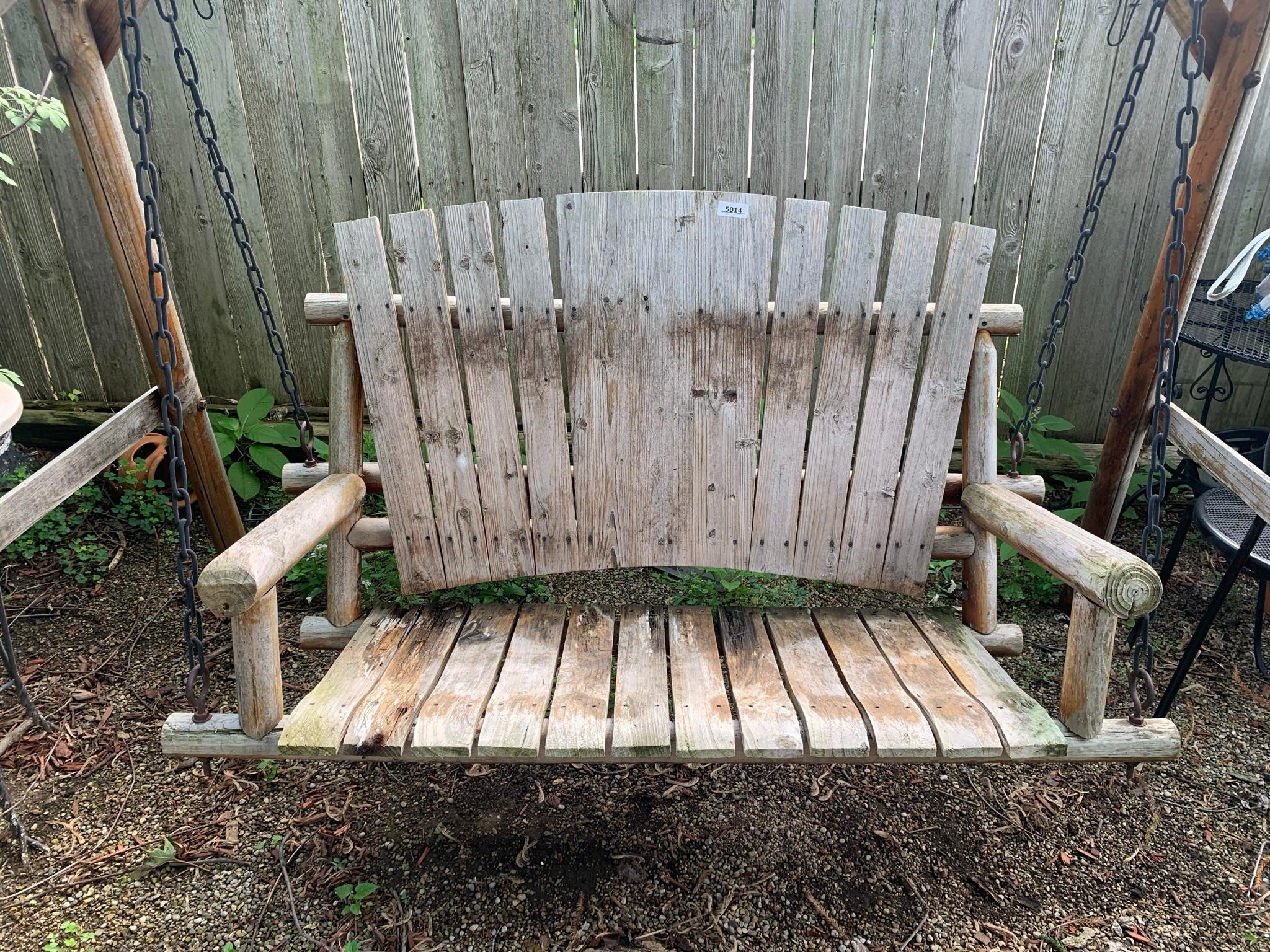 A Frame Rustic Swing