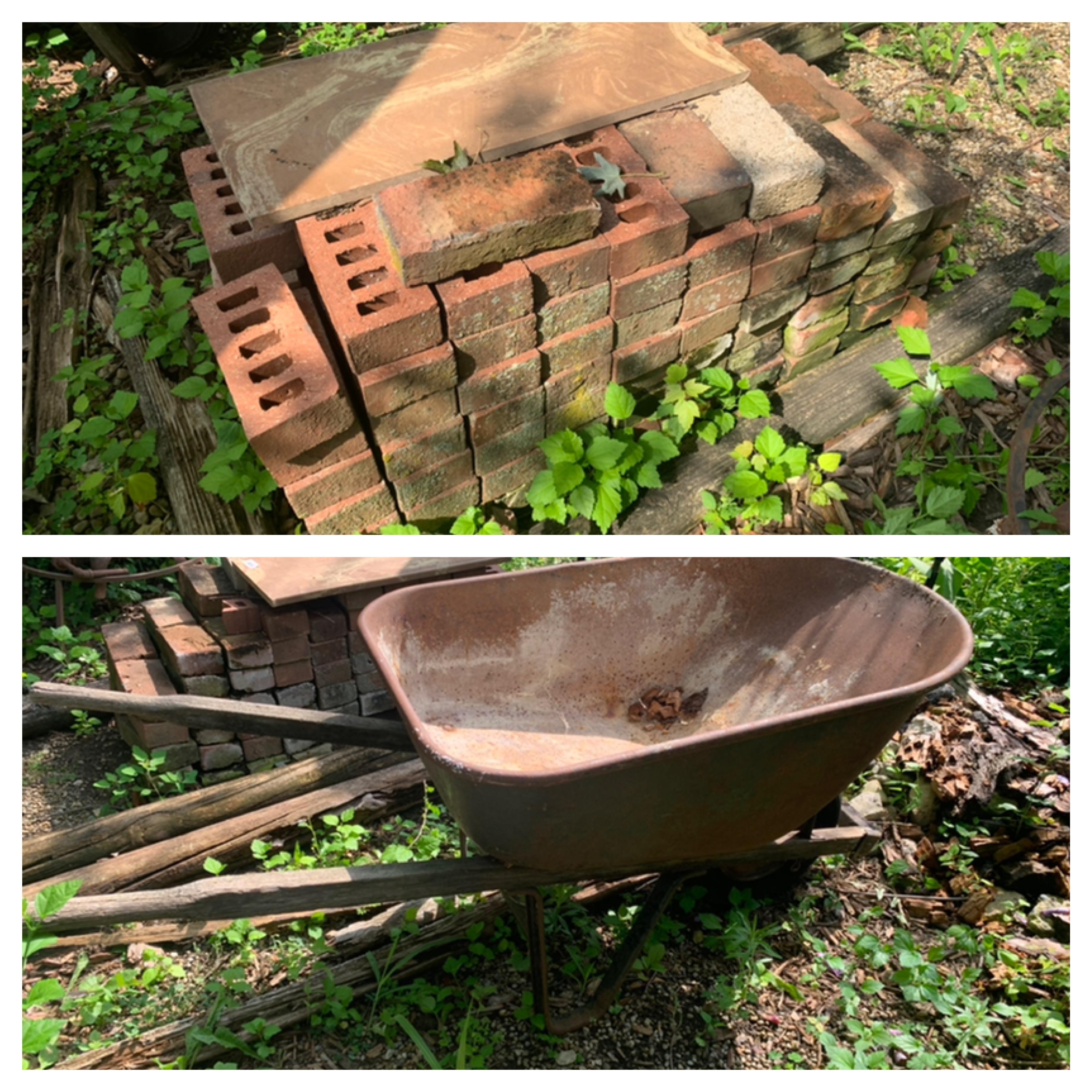 Bricks & Wheelbarrow