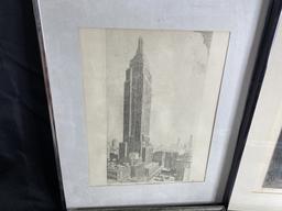 Large lot of etchings, framed art and more
