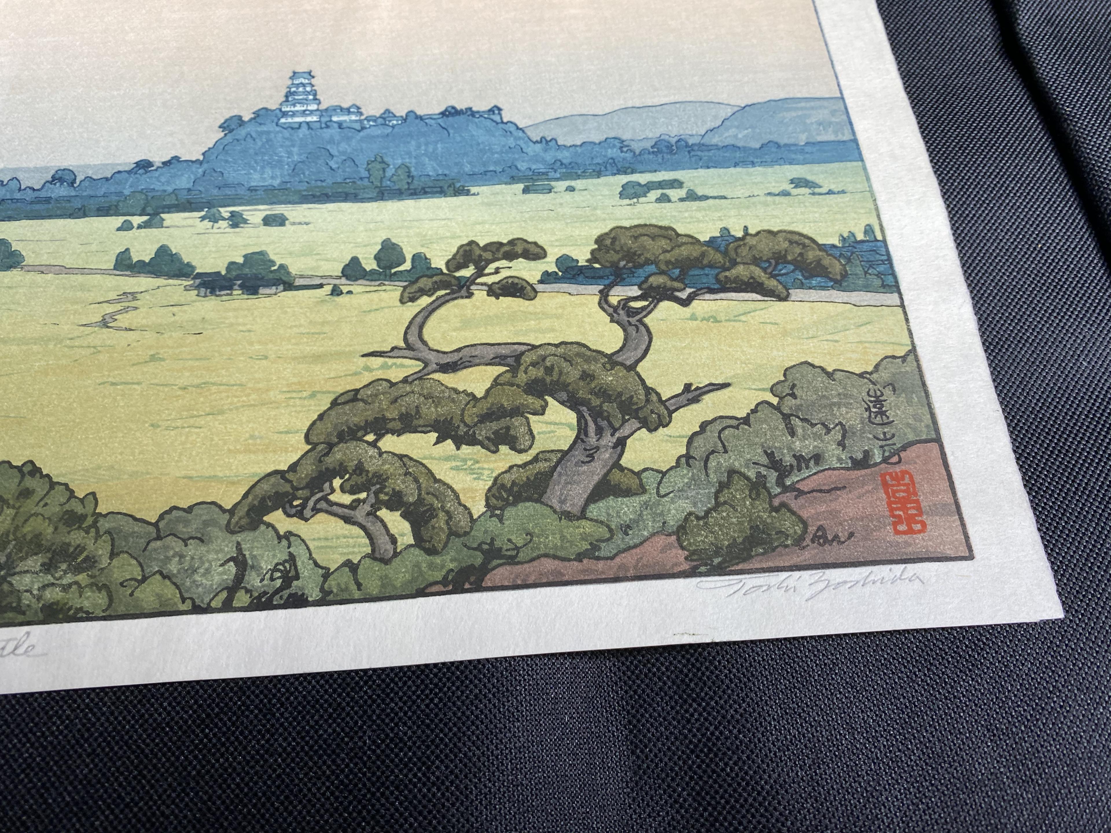 2 Antique Japanese Woodblock Prints by Toshi Yoshida