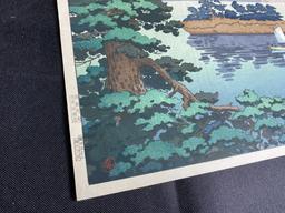 Antique Japanese Woodblock Print by Tsuchiya Koitsu