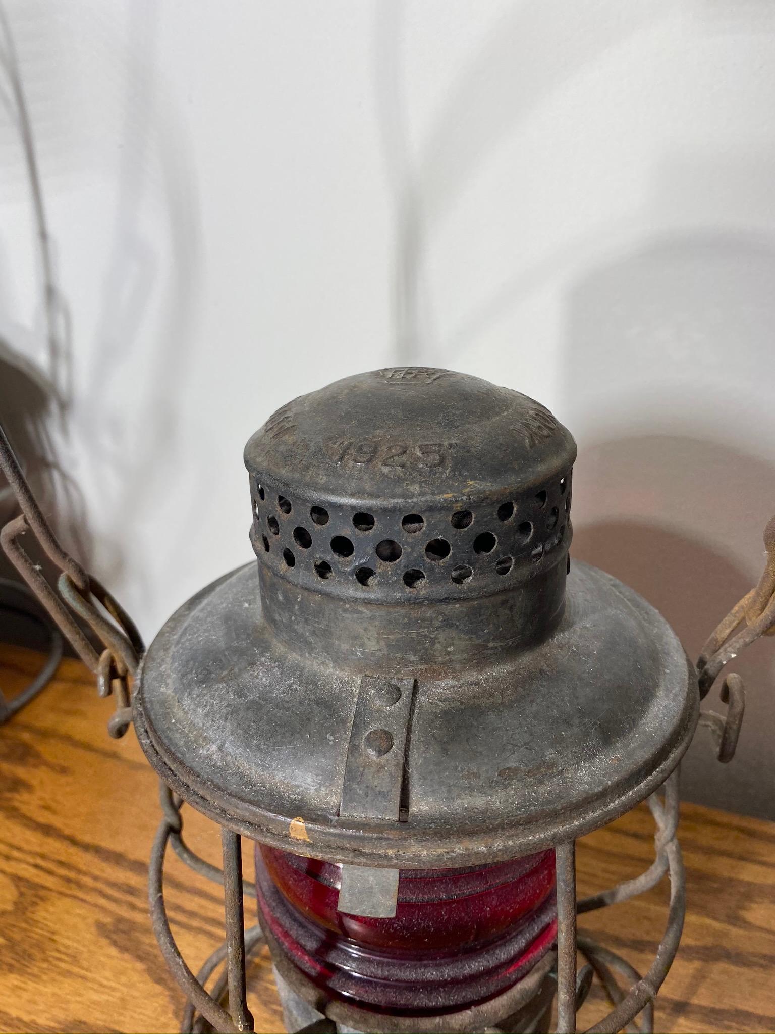 Antique Pennsylvania Railroad PRR Lantern