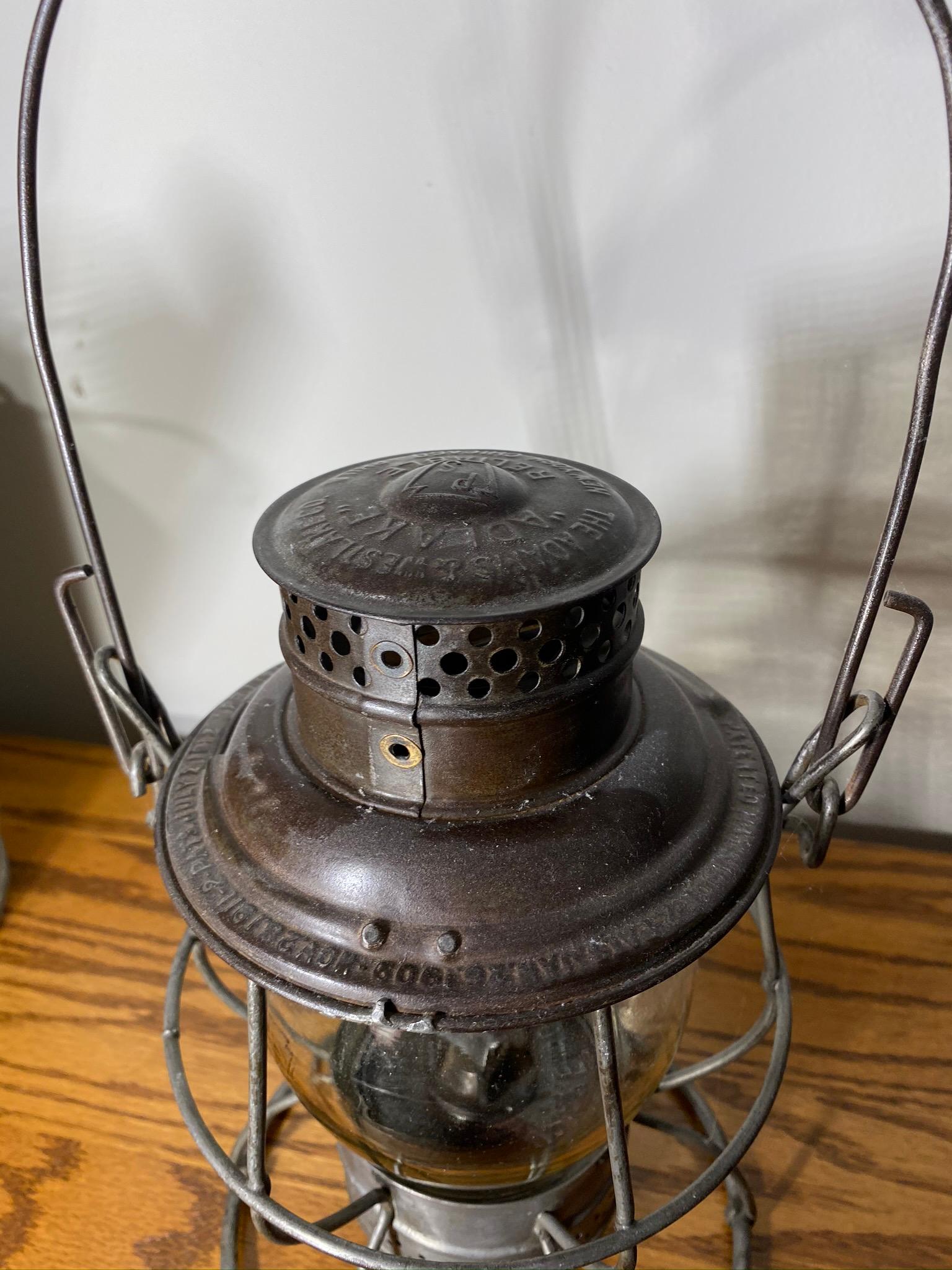 Antique Adlake Pennsylvania System PS Railroad Lantern