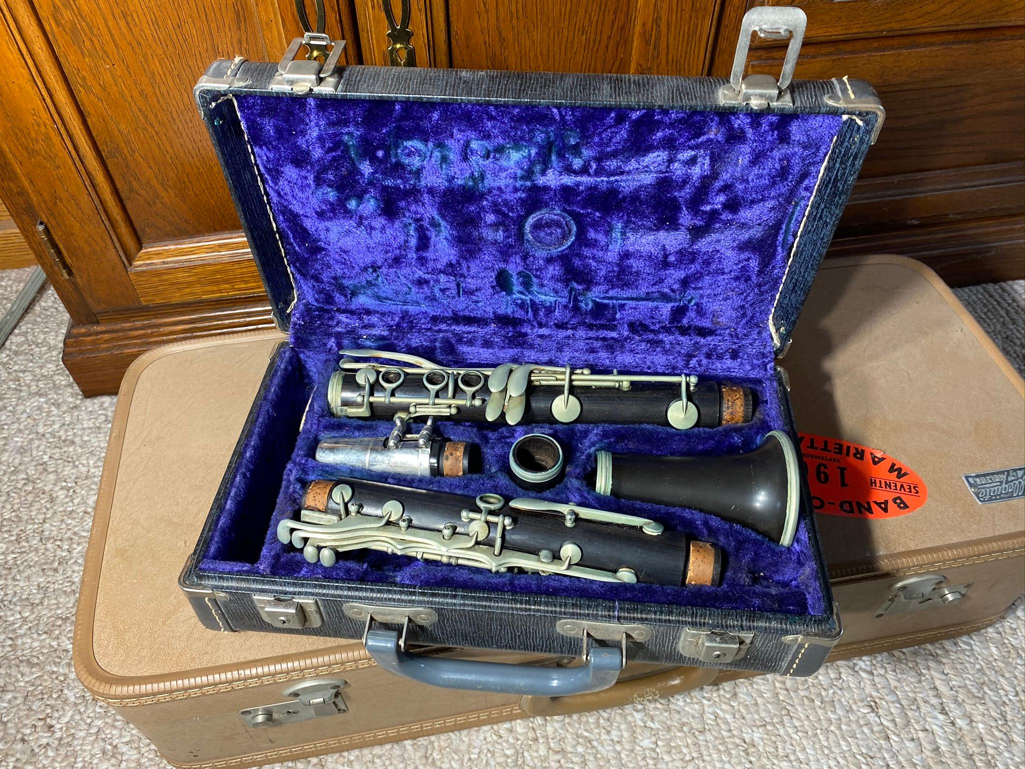 Vintage Kelton Alto Saxophone PLUS Clarinet