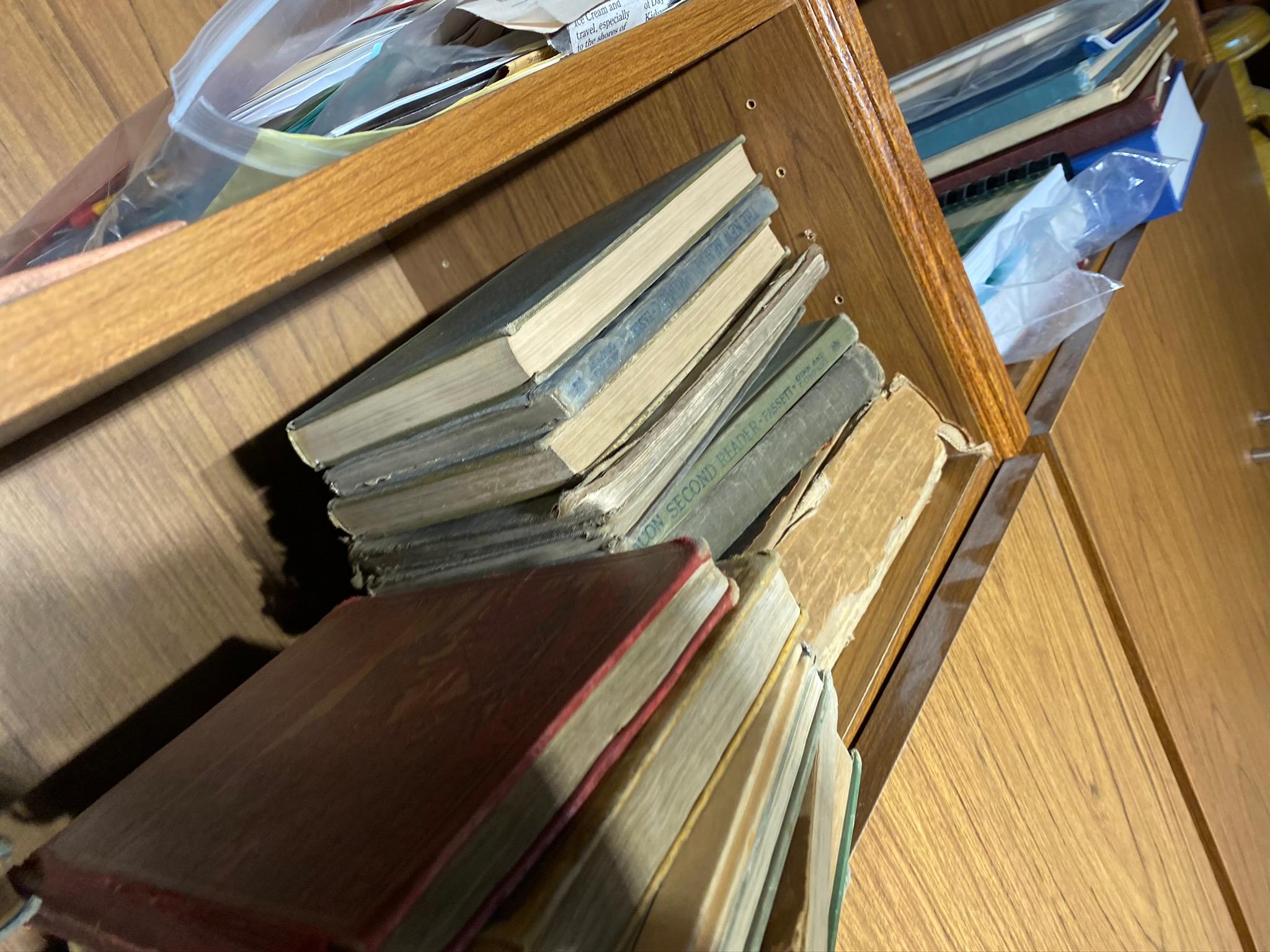 Large lot of older books and more