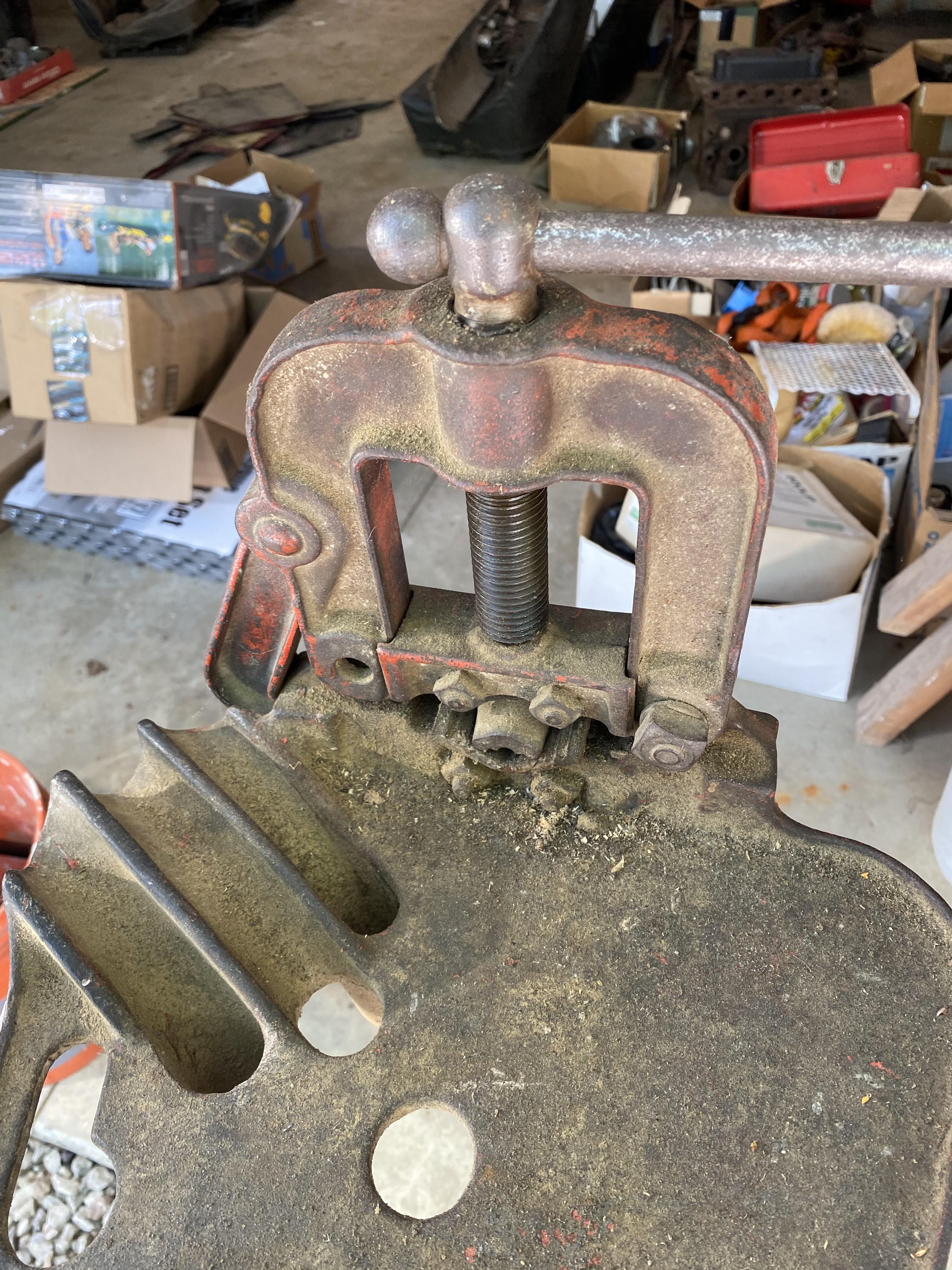 Older Ridgid Pipe Threading Machine