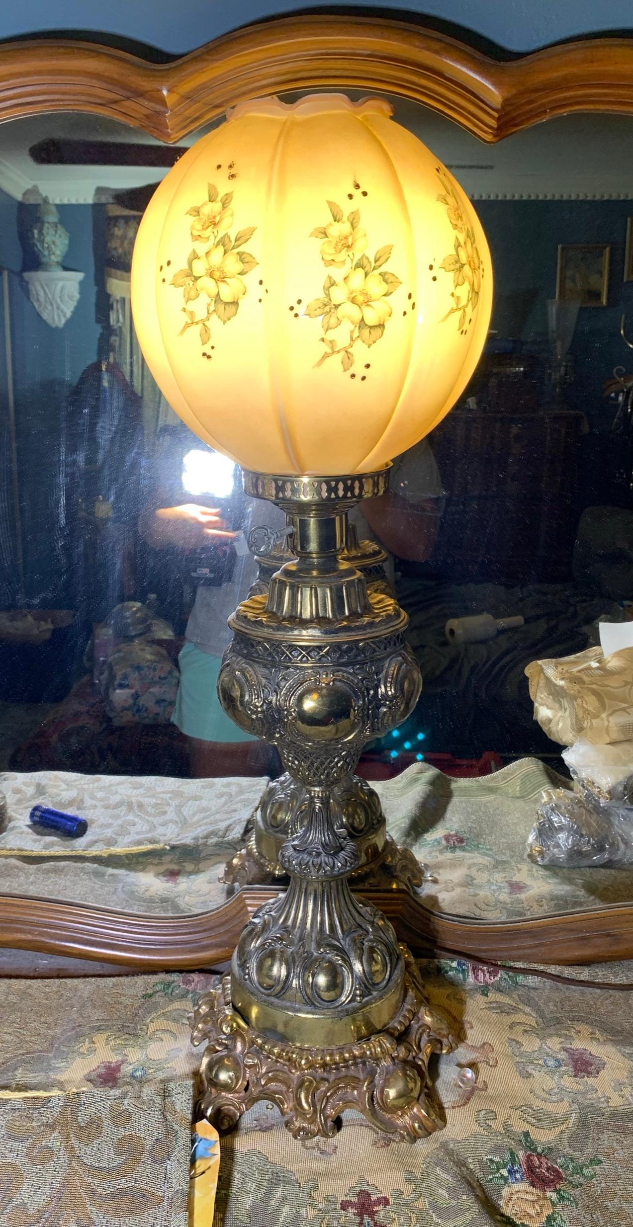 Decorative Painted Lamp