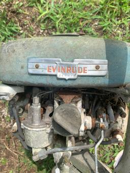 Vintage Evinrude Outboard Motor.  See Photos.