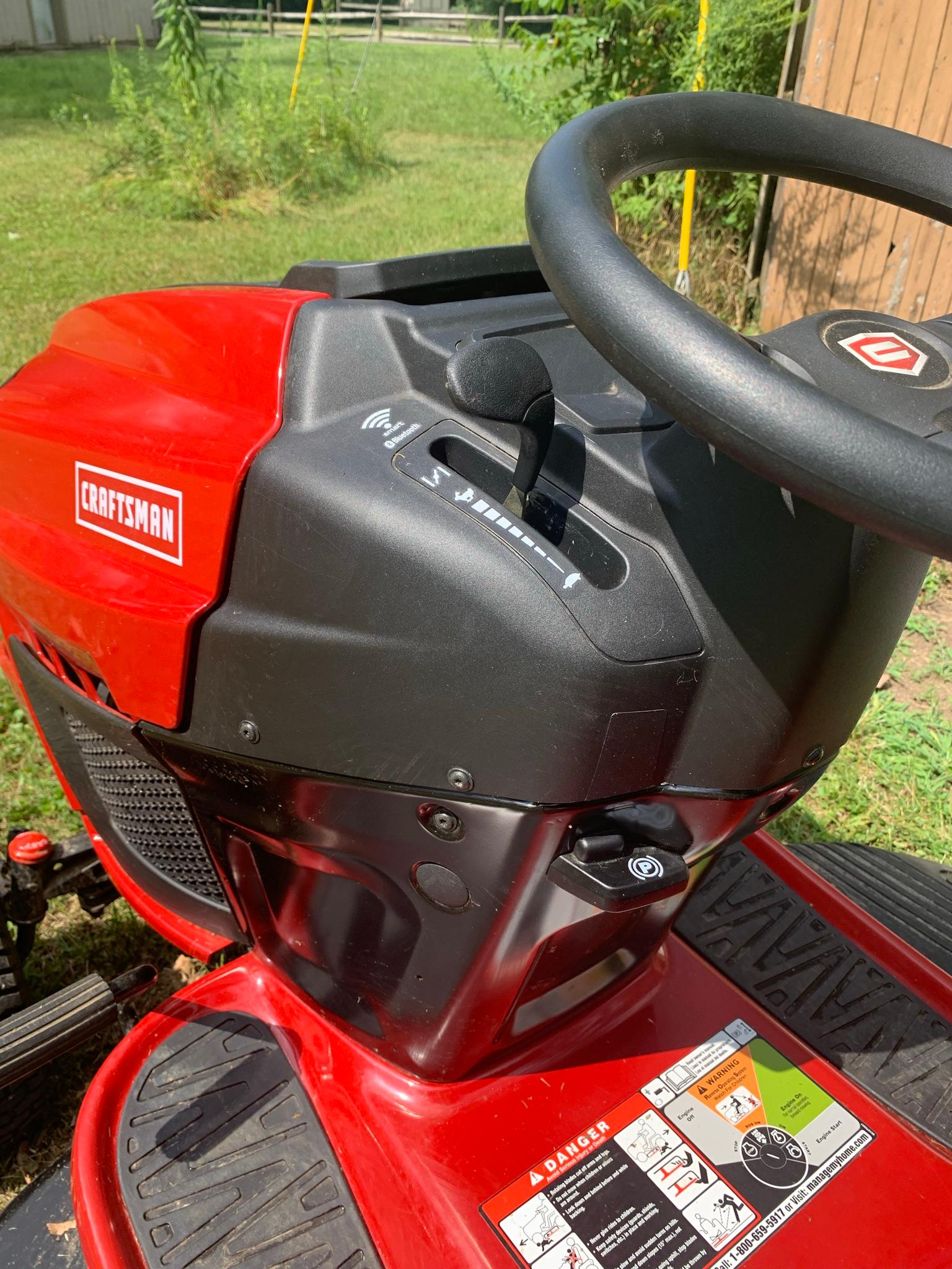 Craftsman 20.0 HP V-Twin  Electric Start 46 inch Mower Automatic Garden Tractor