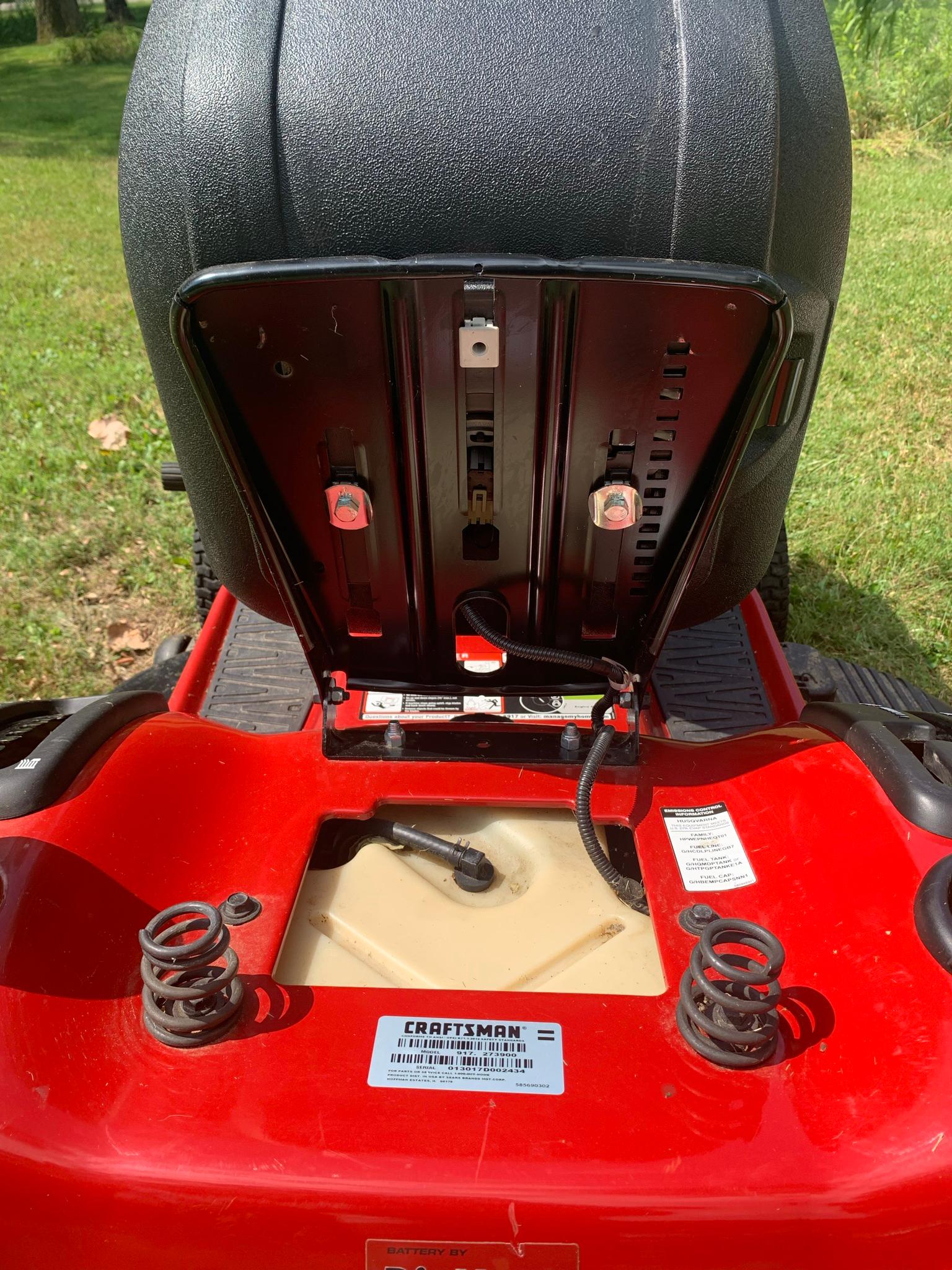 Craftsman 20.0 HP V-Twin  Electric Start 46 inch Mower Automatic Garden Tractor