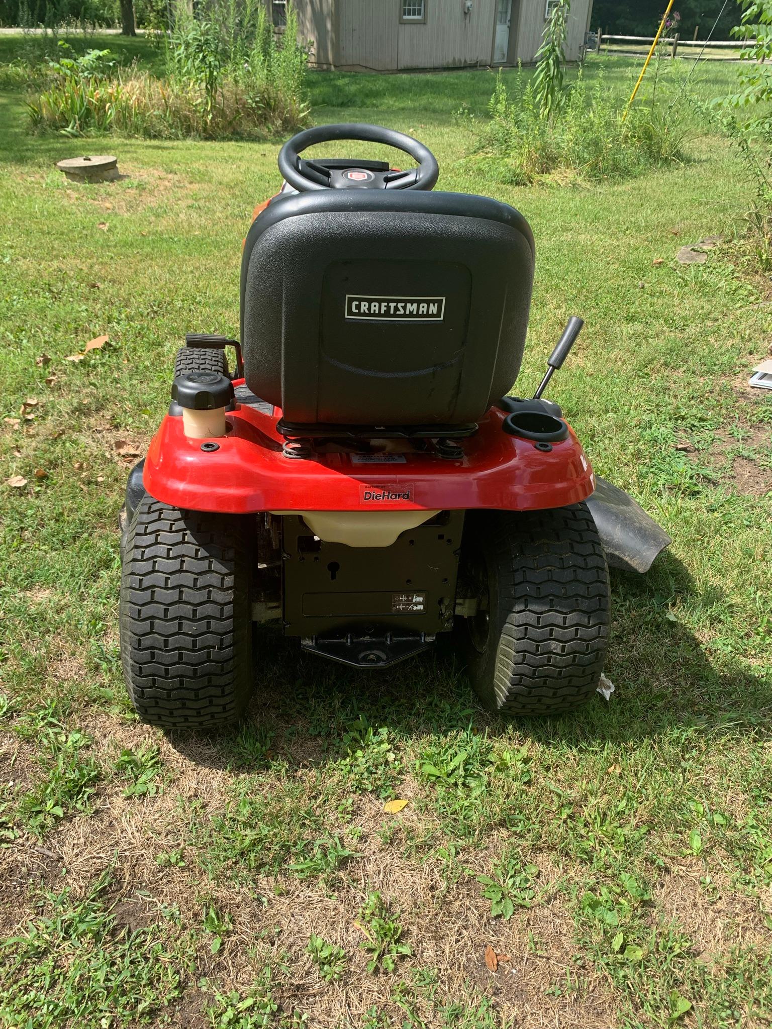 Craftsman 20.0 HP V-Twin  Electric Start 46 inch Mower Automatic Garden Tractor