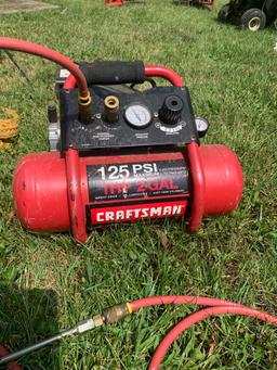 Craftsman 1HP 2 Gallon Direct-Drive, Oil Lubrication, Cast Iron Cylinder Air Compressor