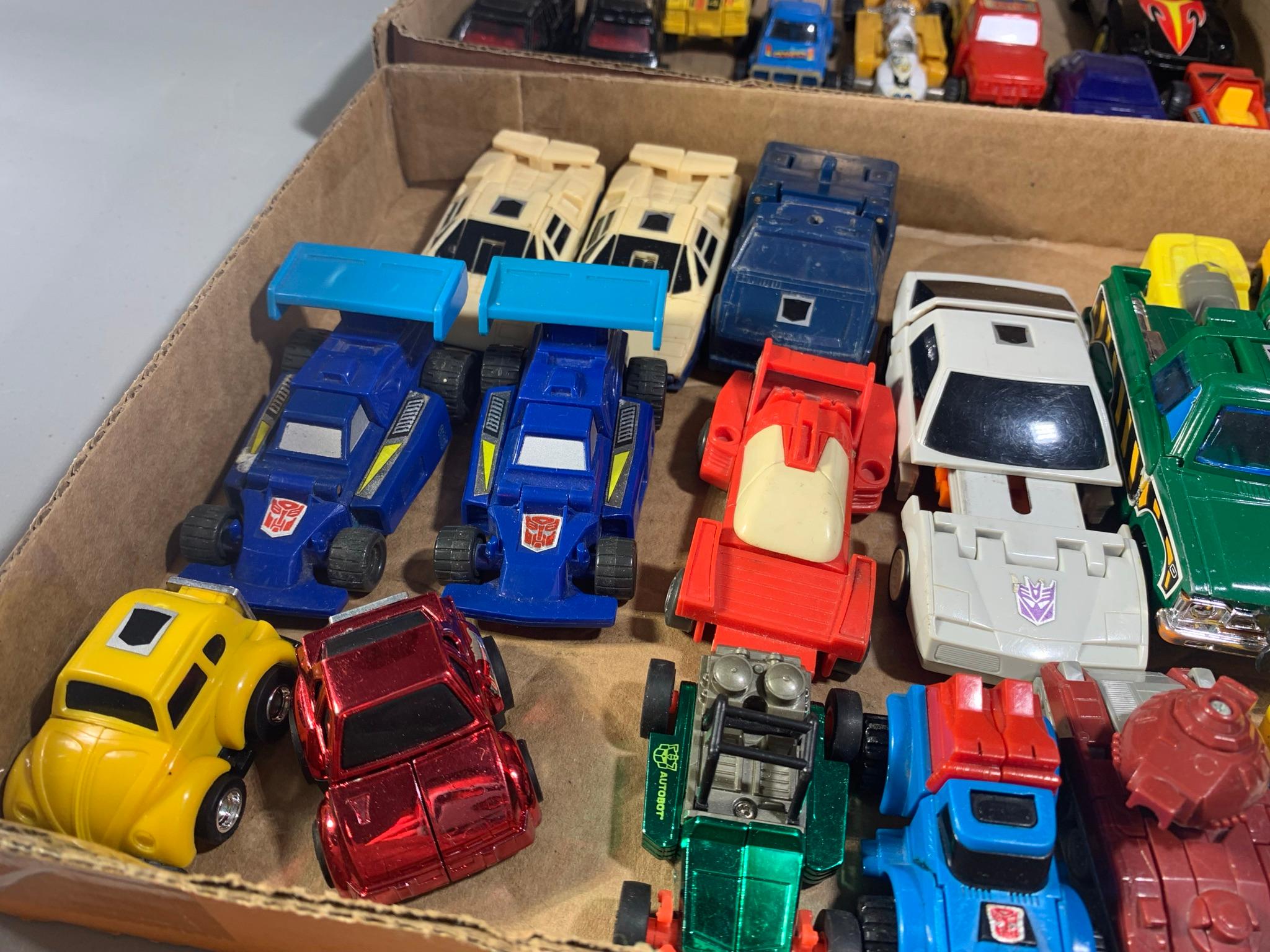 Unidentified Transformer Cars, Hasbro Transformer Autobots, Go Bots, Zybots & More