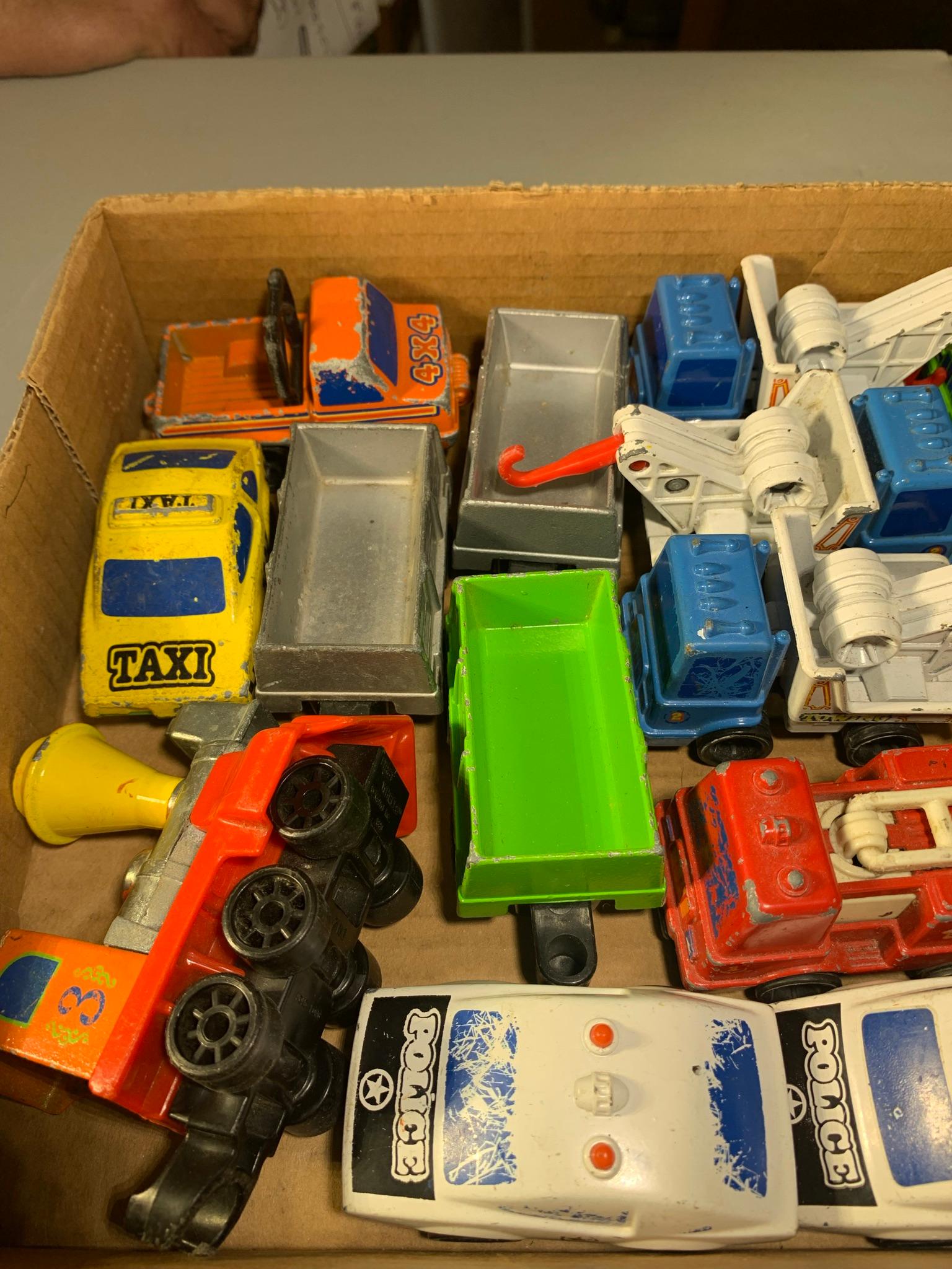 Vintage Mattel "My First Wheels", Hot Wheels, Car Crayon, Steering Rigs, Matchbox Lledo & More