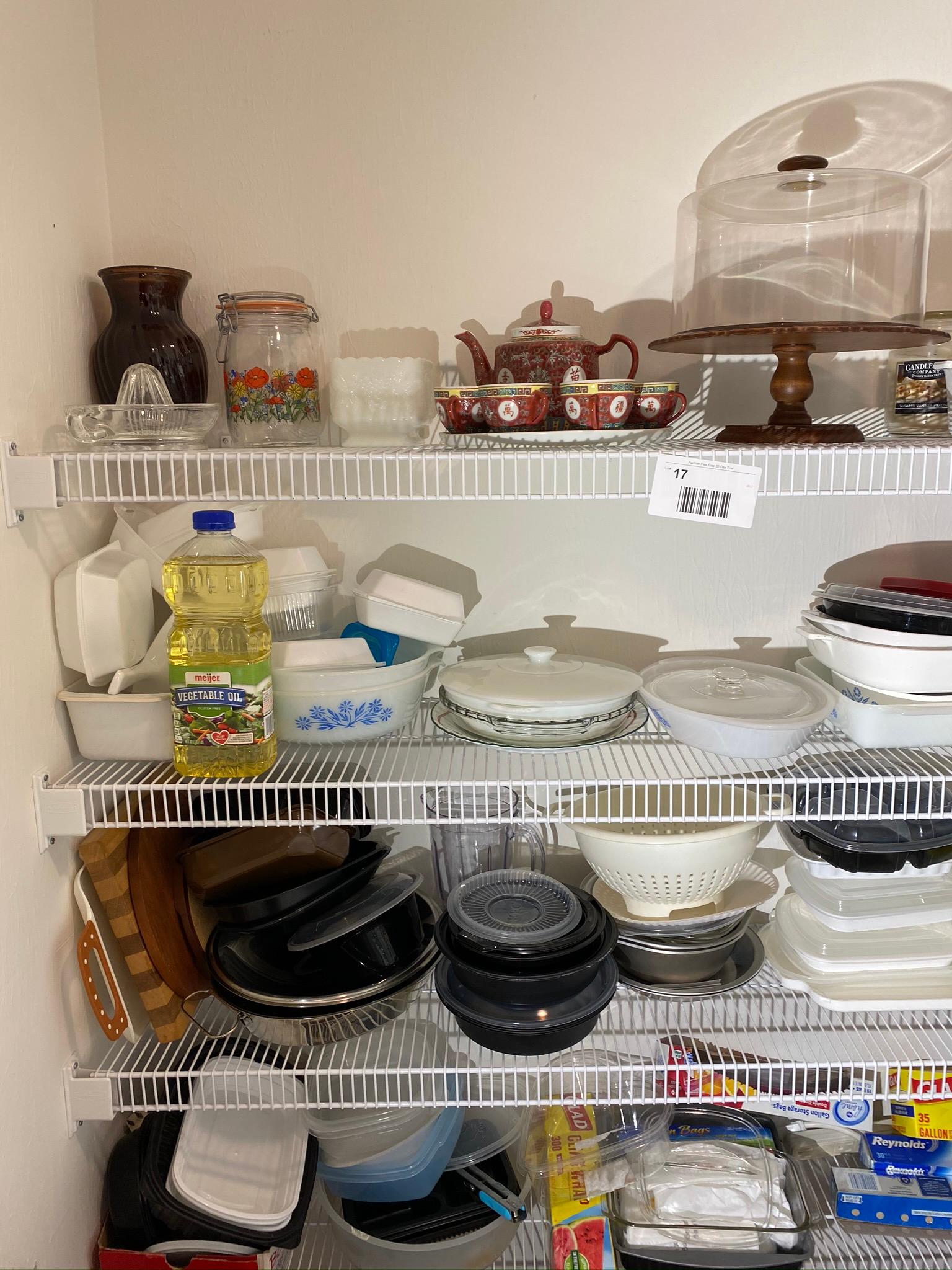 Large pantry contents lot