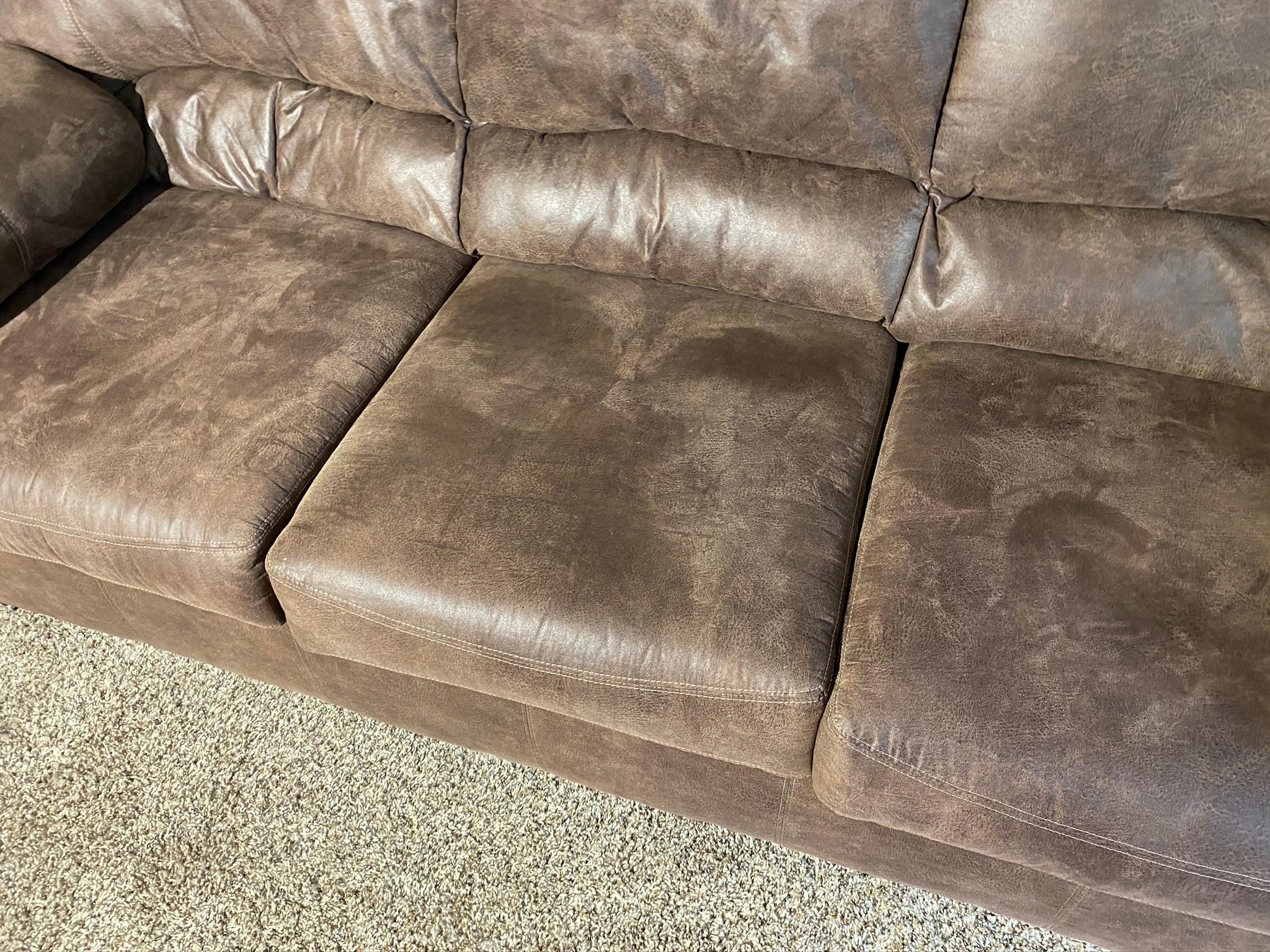 Nicer suede look couch