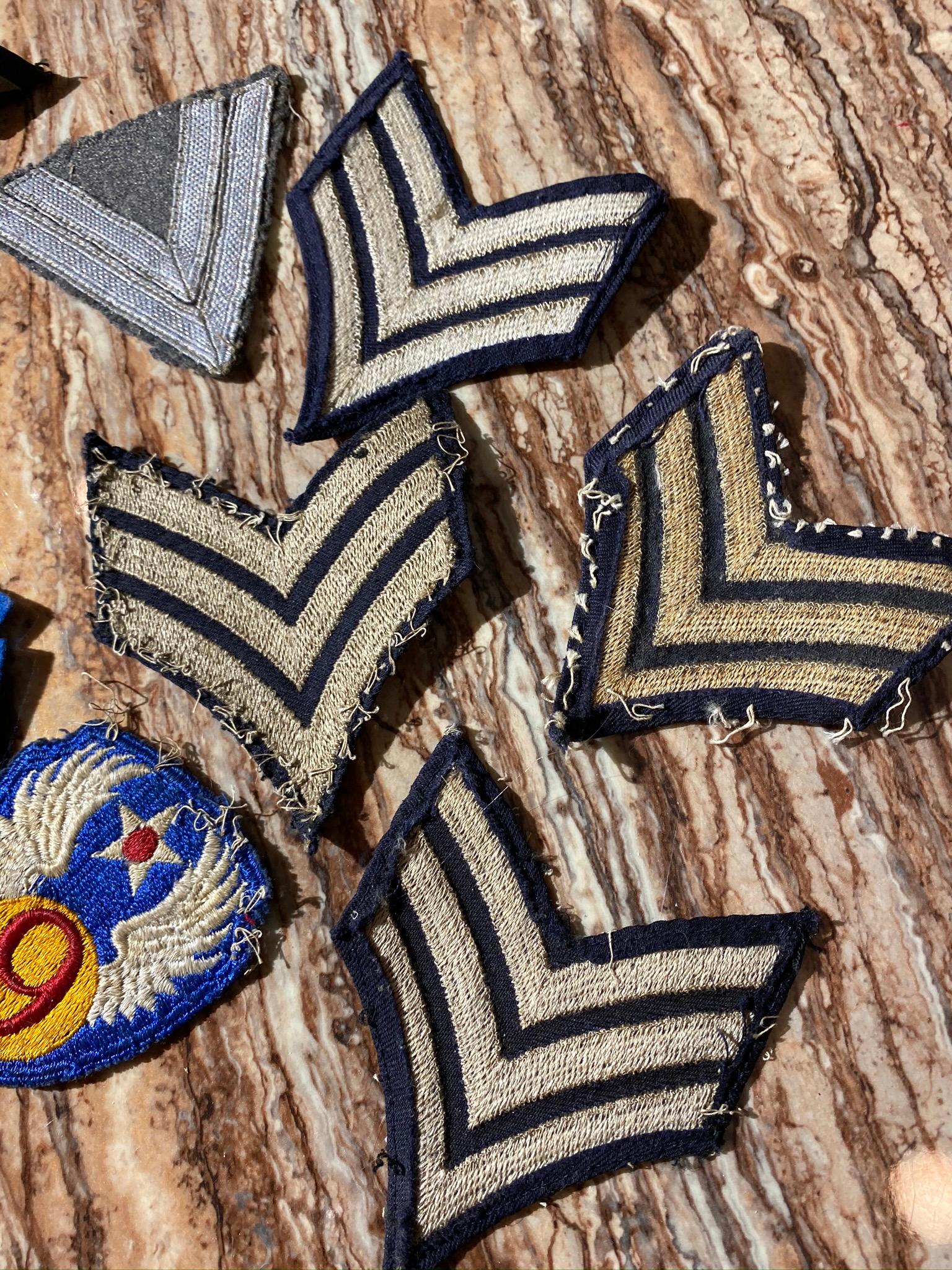 Group of Nazi German WWII Patches and more