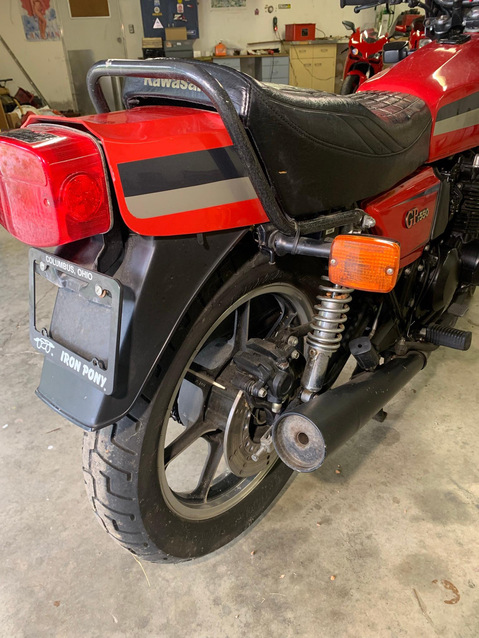 1981 Kawasaki GPZ 550 Motorcycle. 7,503 Miles.   Clean Title.  See Photos for Details