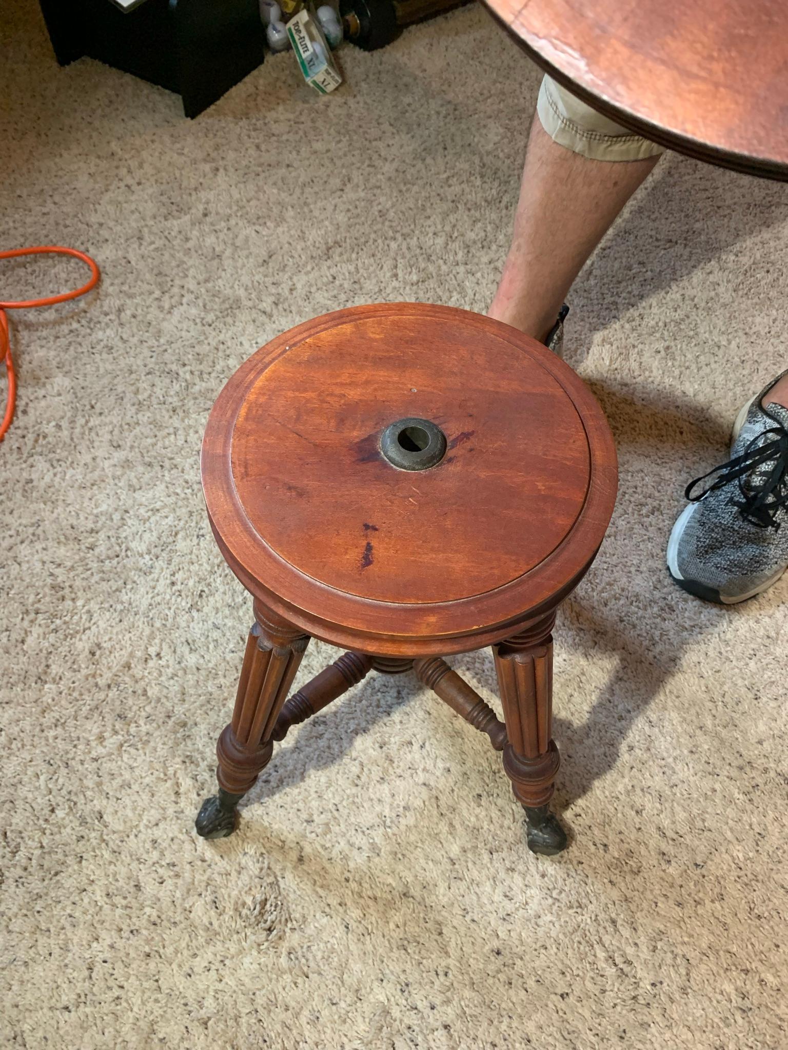 Vintage Organ Stool