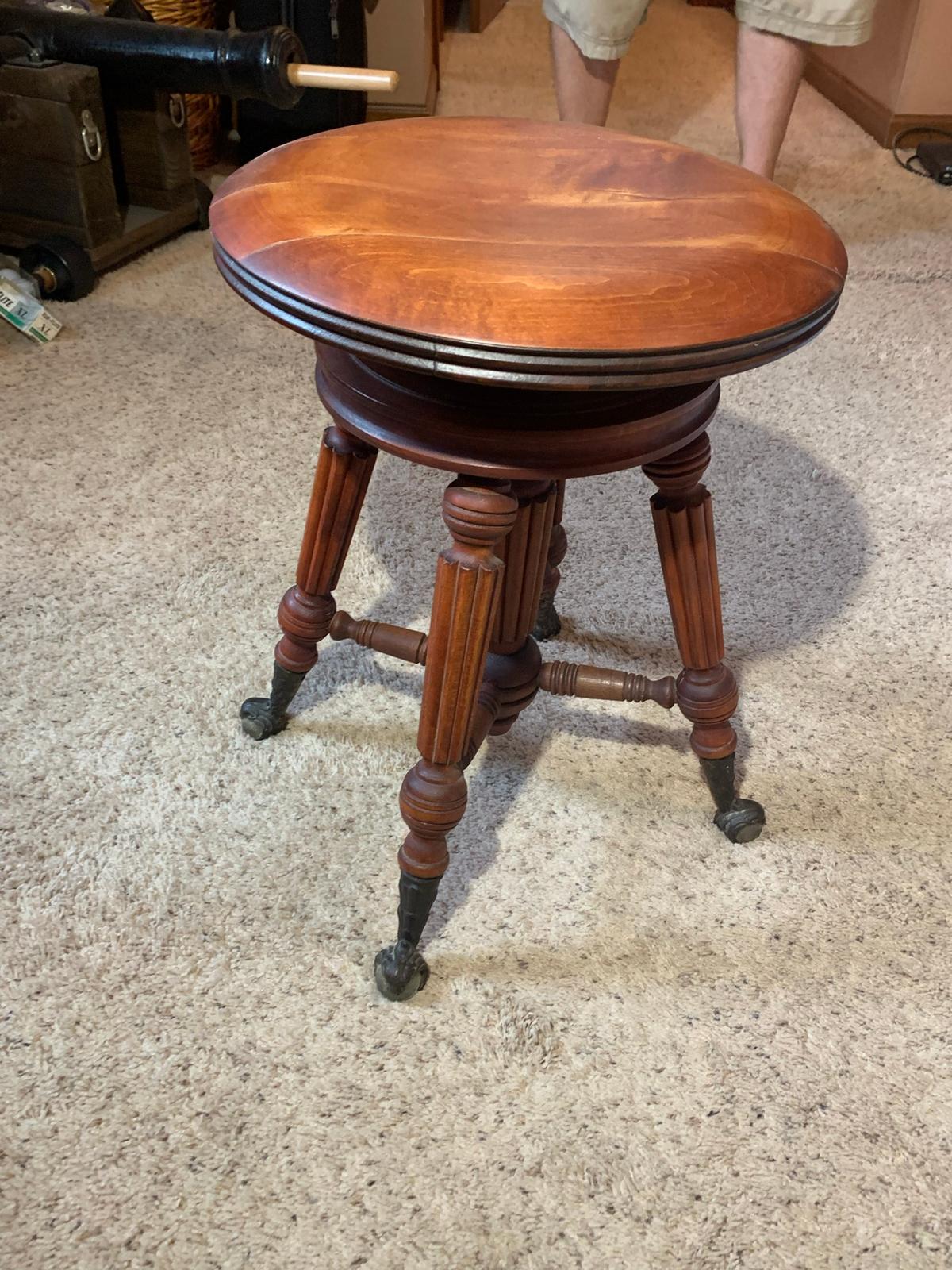 Vintage Organ Stool