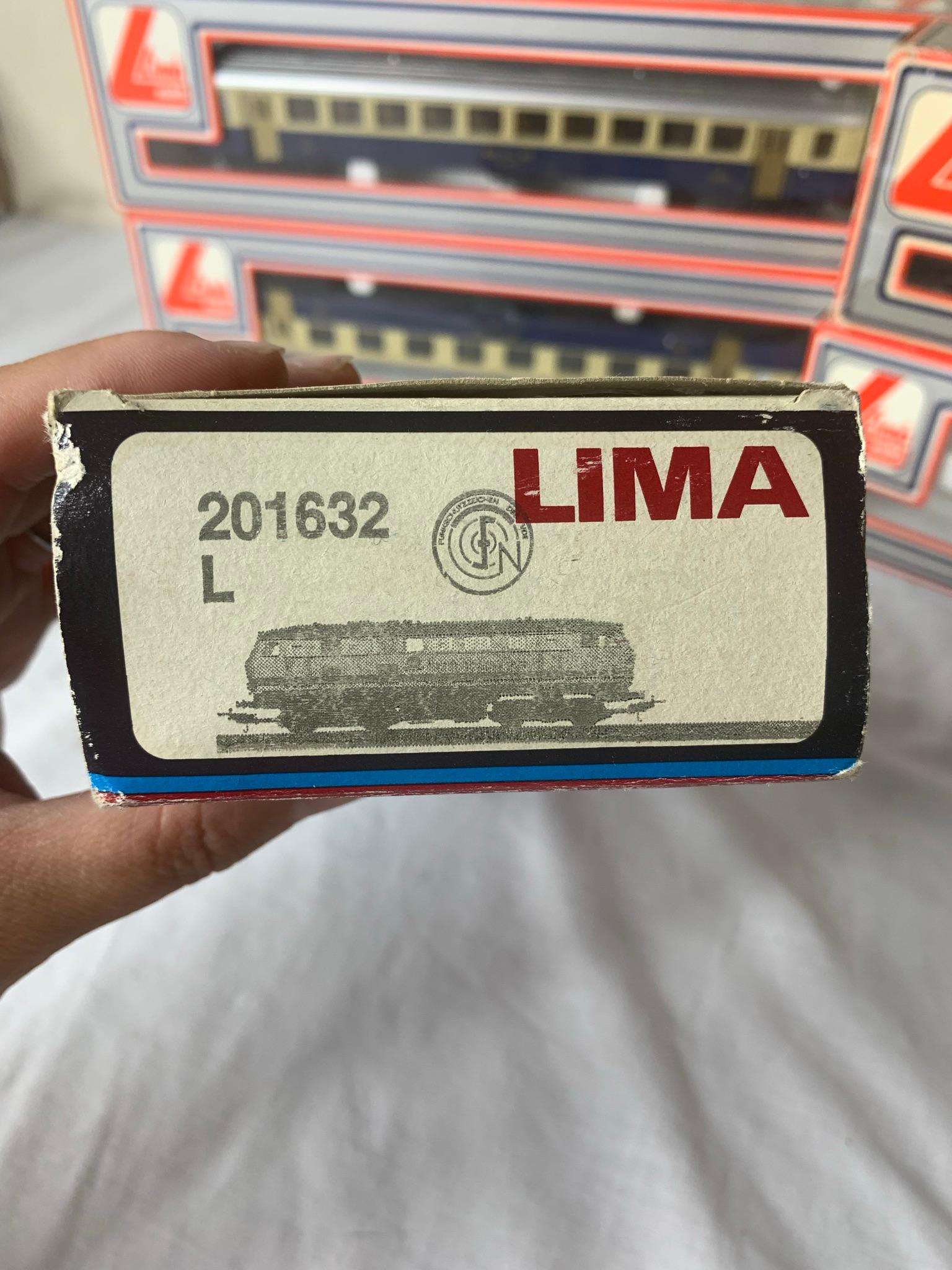 5 Vintage Lima Trains