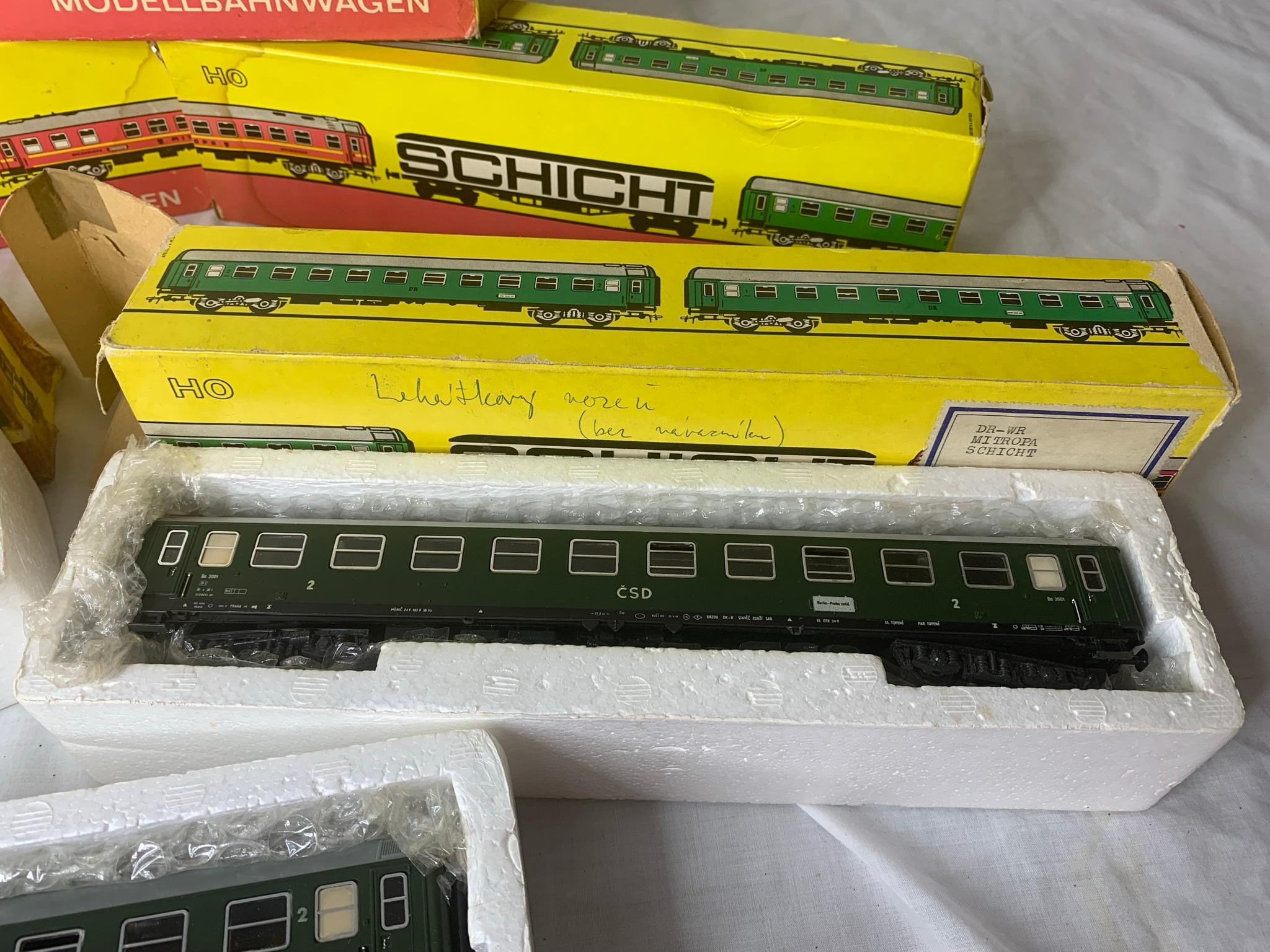 6 Vintage Schicht Trains